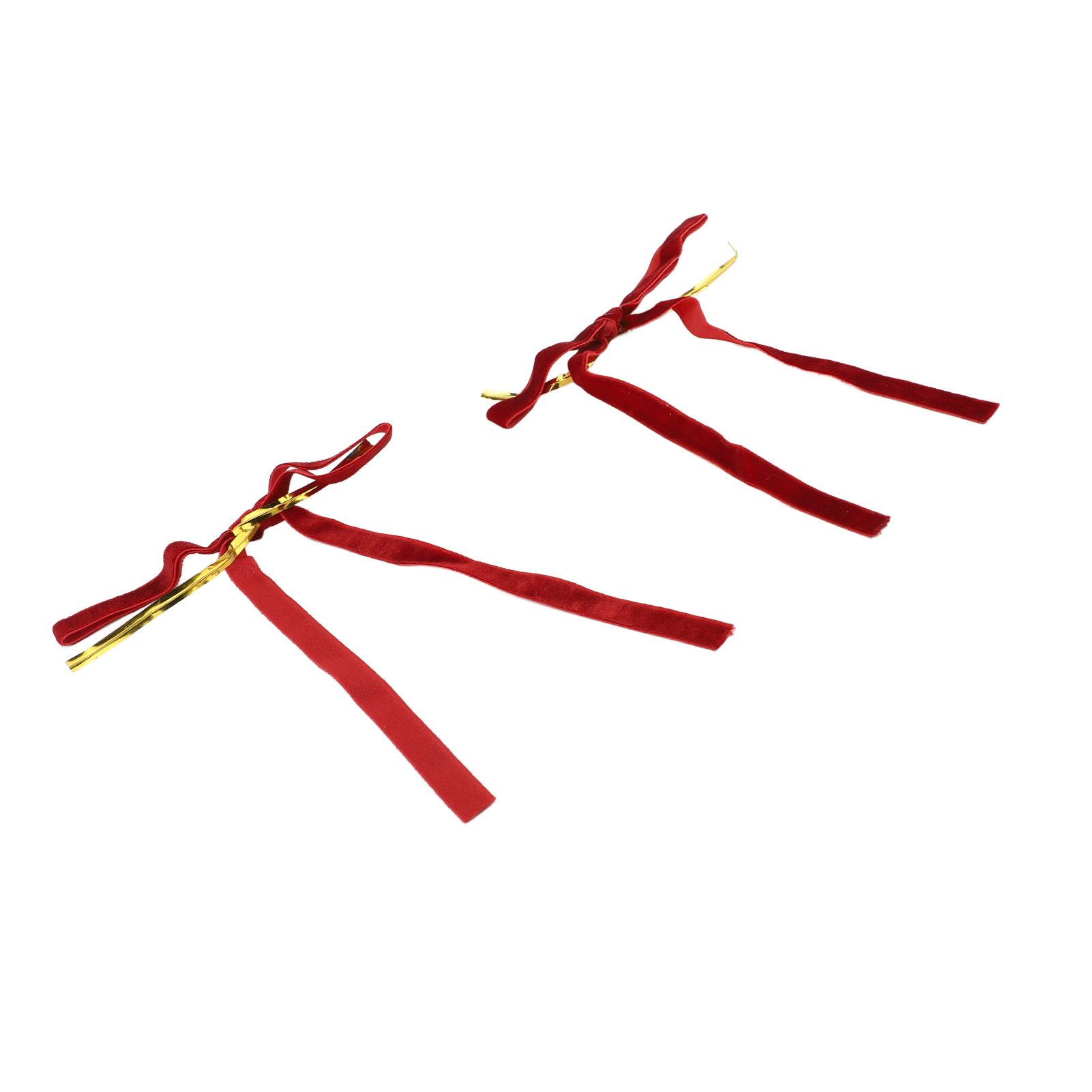 24pcs Velvet Bows Decorative Xmas Wreath Ribbon Bows for Xmas Garland Wedding view 4