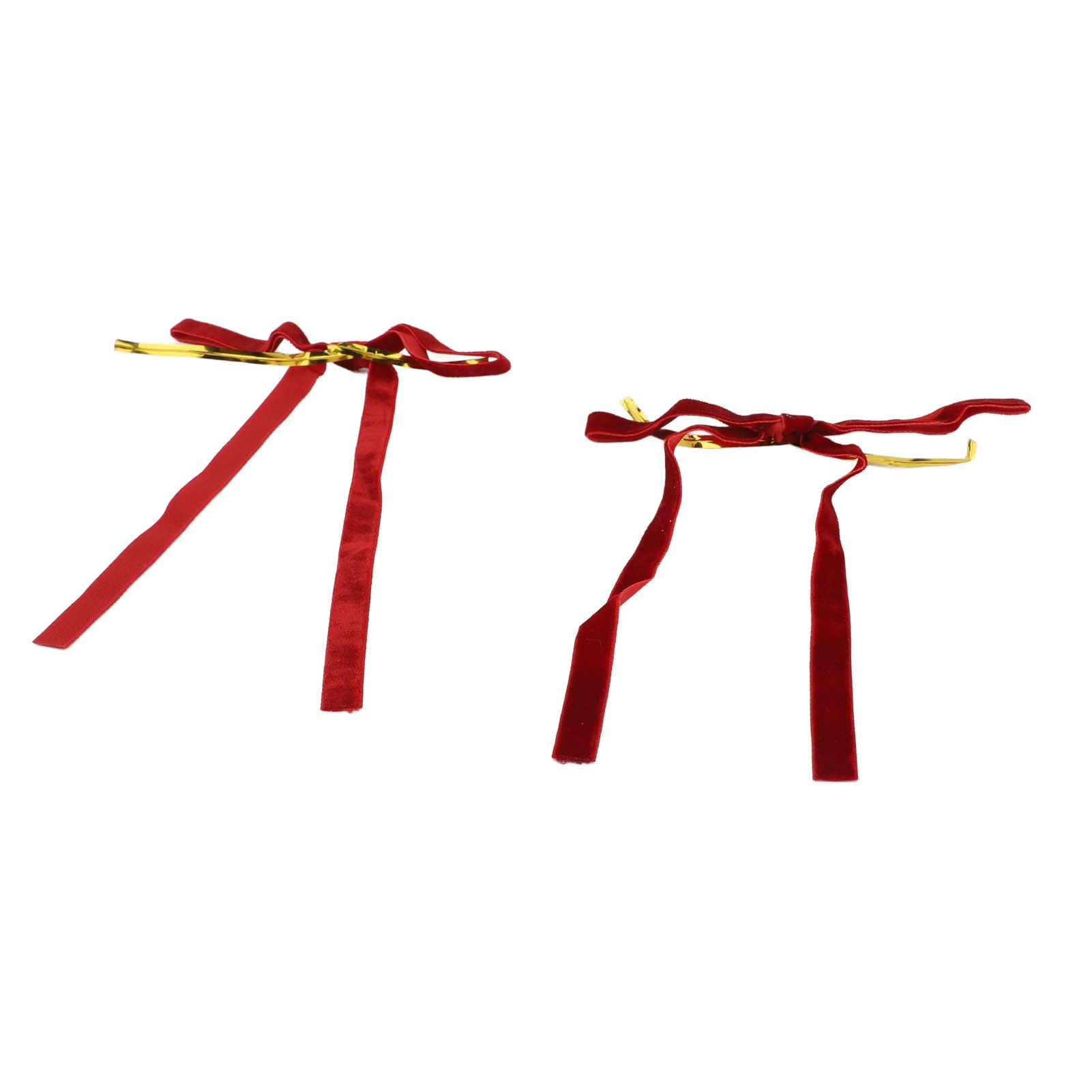 24pcs Velvet Bows Decorative Xmas Wreath Ribbon Bows for Xmas Garland Wedding view 6