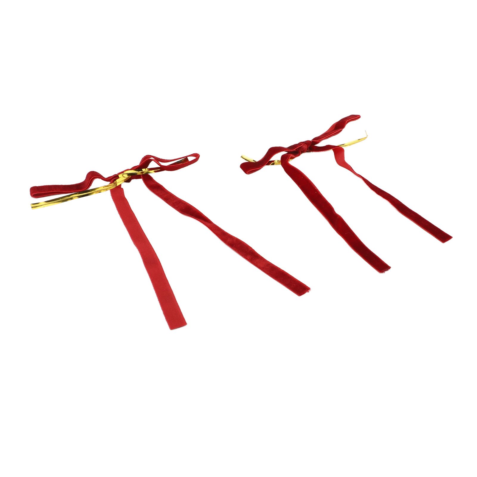 24pcs Velvet Bows Decorative Xmas Wreath Ribbon Bows for Xmas Garland Wedding view 8