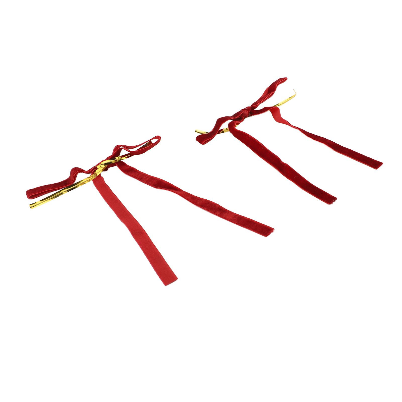 24pcs Velvet Bows Decorative Xmas Wreath Ribbon Bows for Xmas Garland Wedding view 10