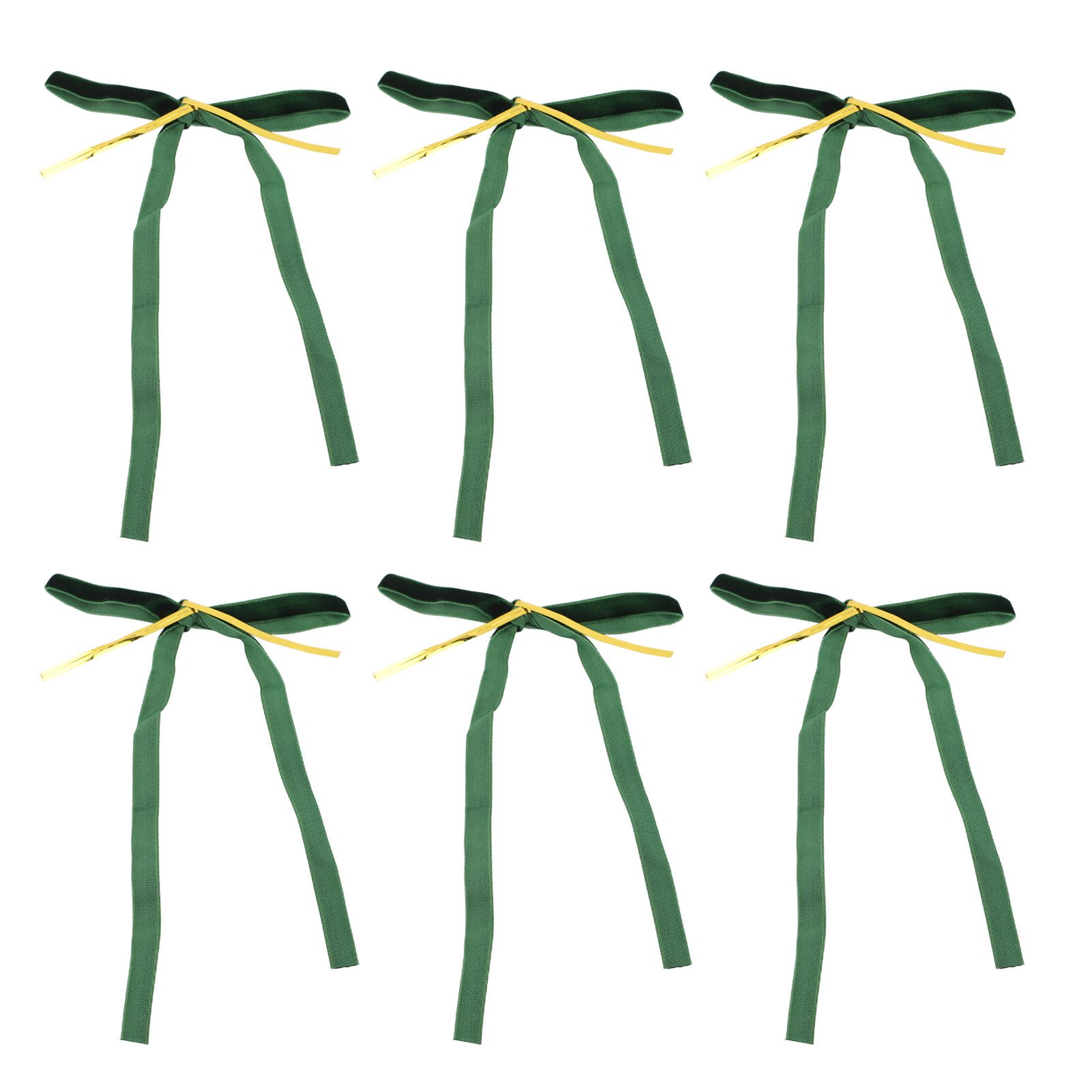 24pcs Velvet Bows Decorative Xmas Wreath Ribbon Bows for Xmas Garland Wedding