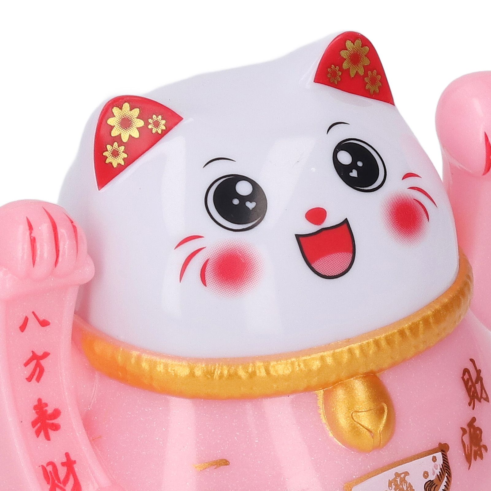 Solar Powered Cute Waving Cat for Fortune Money Good Luck Fengshui Lucky Cat view 5
