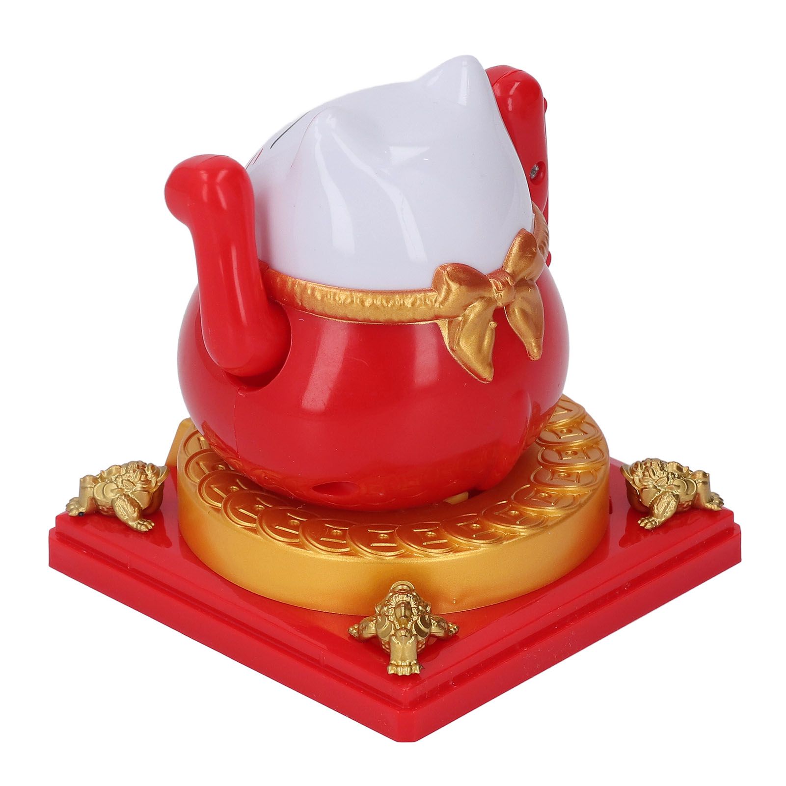Lucky Cat Waving Arm Solar Powered Light Induction Wealth Welcoming Fortune view 9