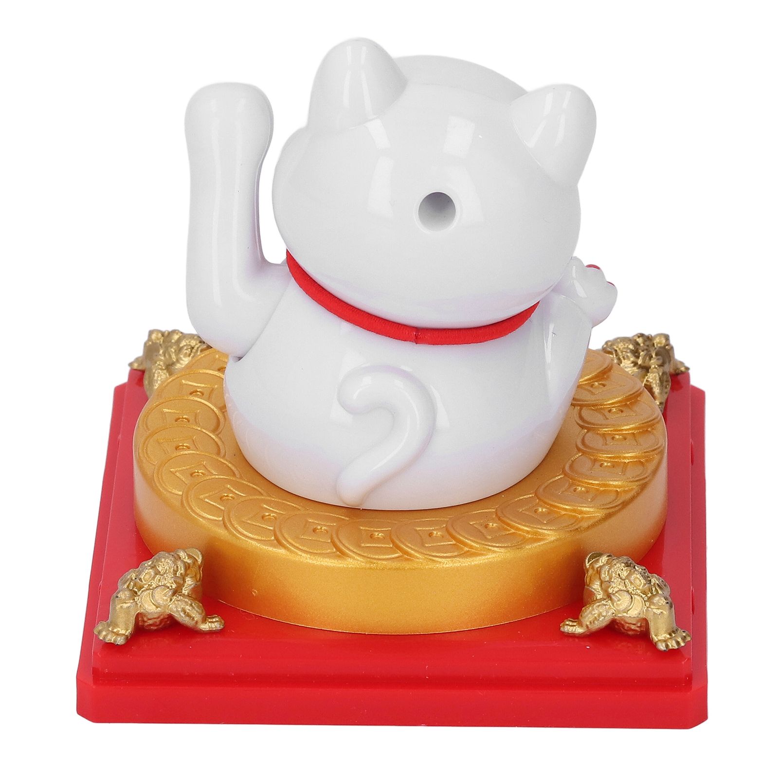 Solar Energy Powered Beckoning Lucky Money Cat Good Luck Feng Shui Lucky Cat view 10