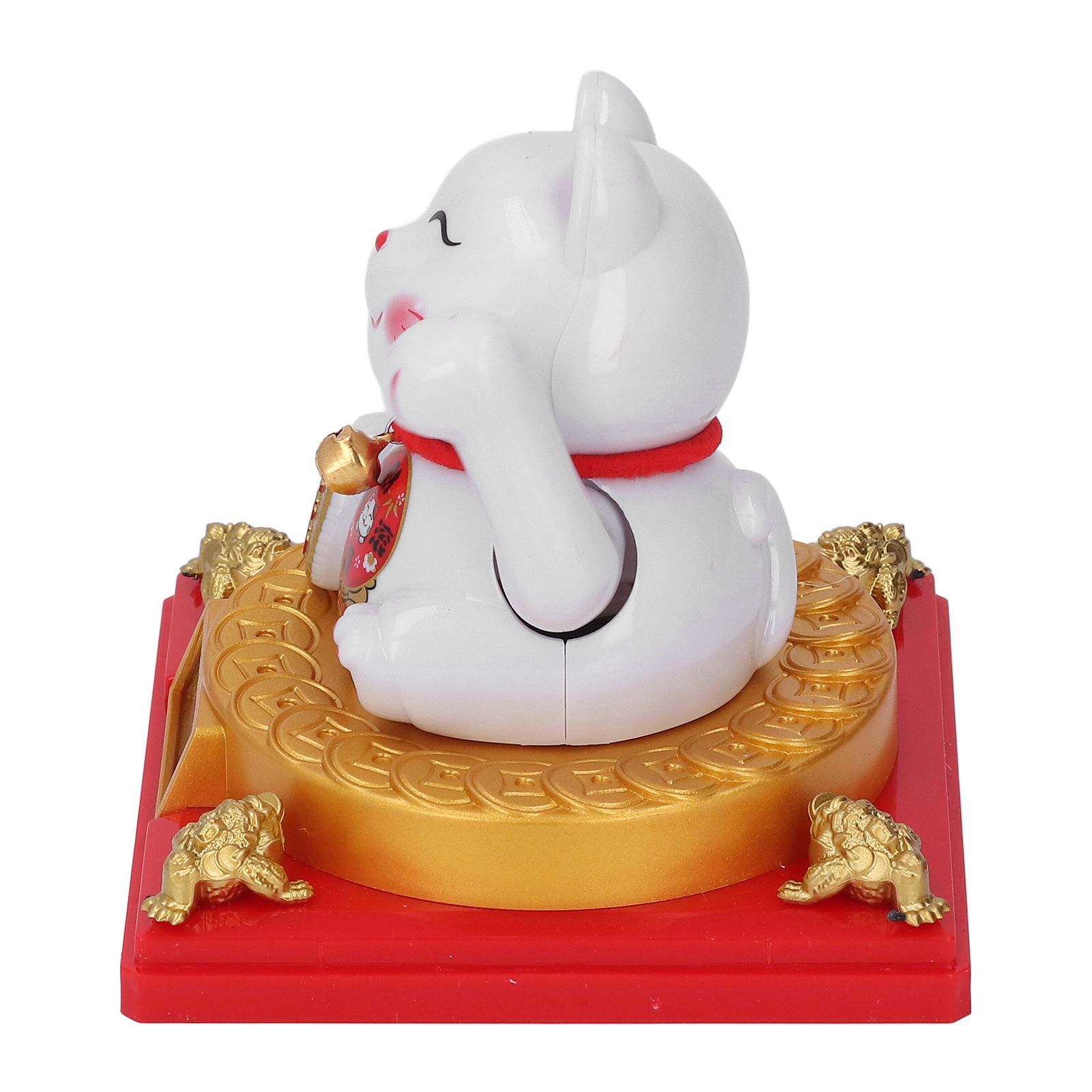Solar Energy Powered Beckoning Lucky Money Cat Good Luck Feng Shui Lucky Cat view 7