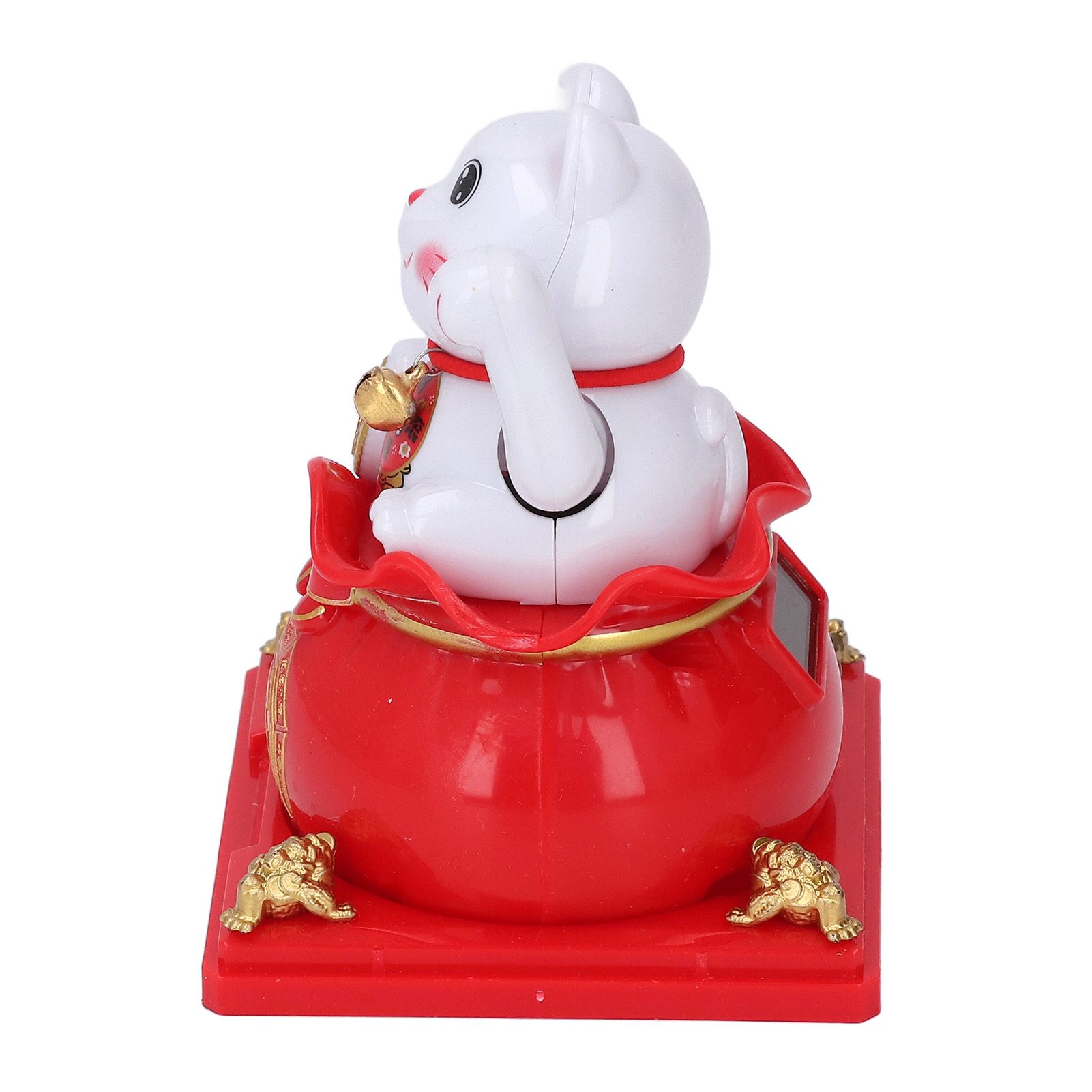 Lucky Cat Statue Automatic Waving Arm Solar Powered Wealth Welcoming Lucky Cat view 10
