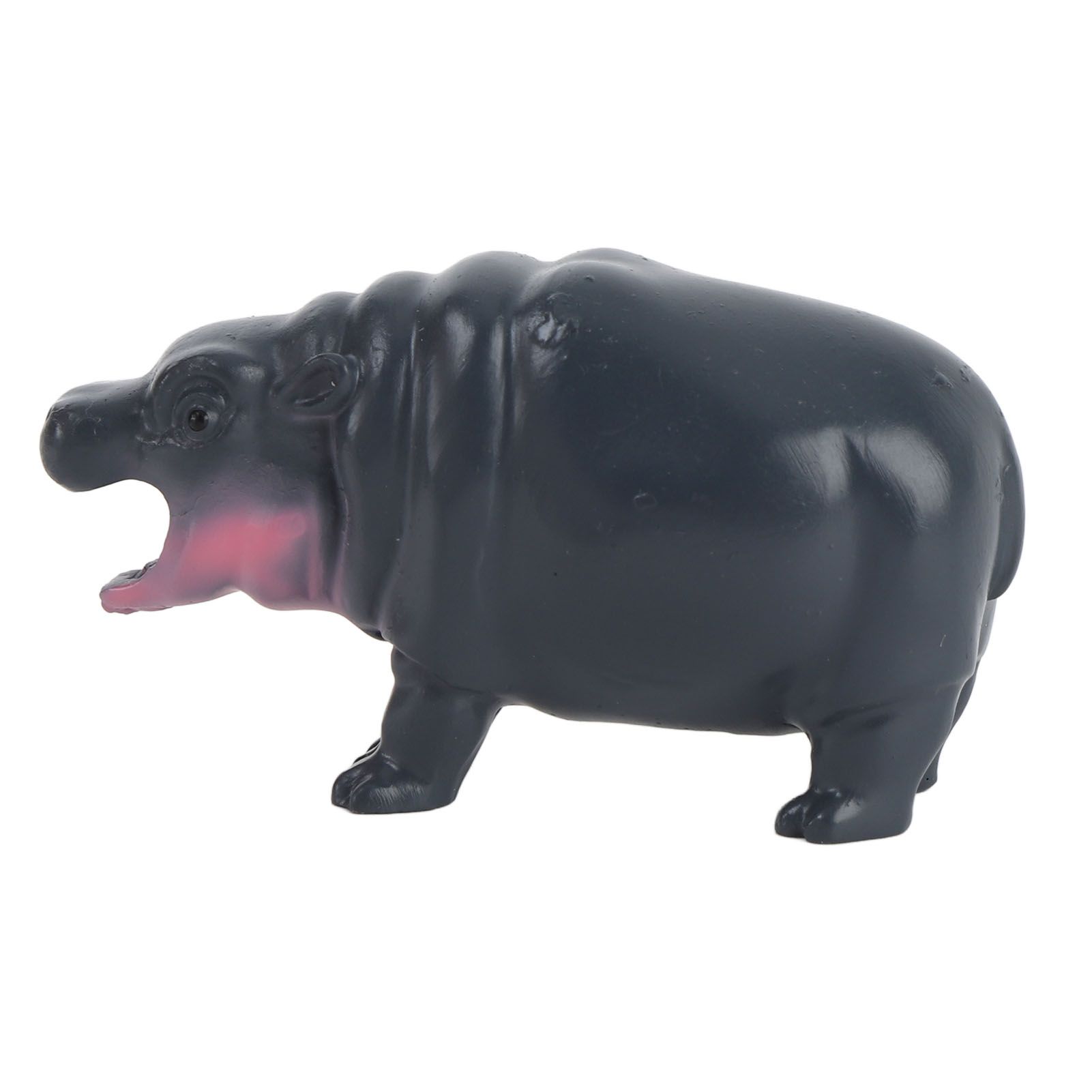 Pygmy Hippo Statue Cute Playful Resin Hippopotamus Figurine Home Desktop view 9