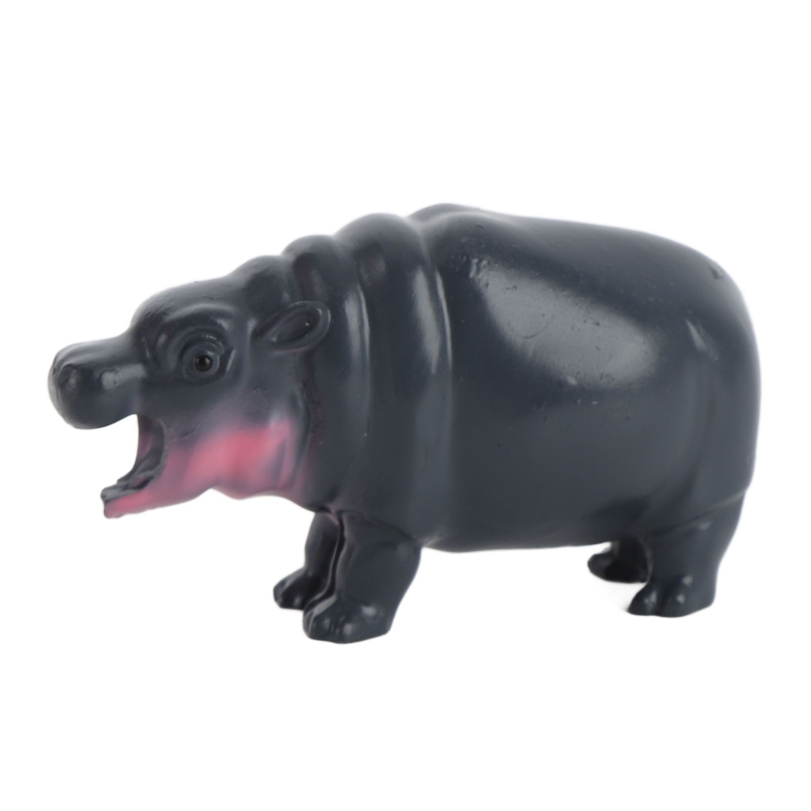 Pygmy Hippo Statue Cute Playful Resin Hippopotamus Figurine Home Desktop view 10