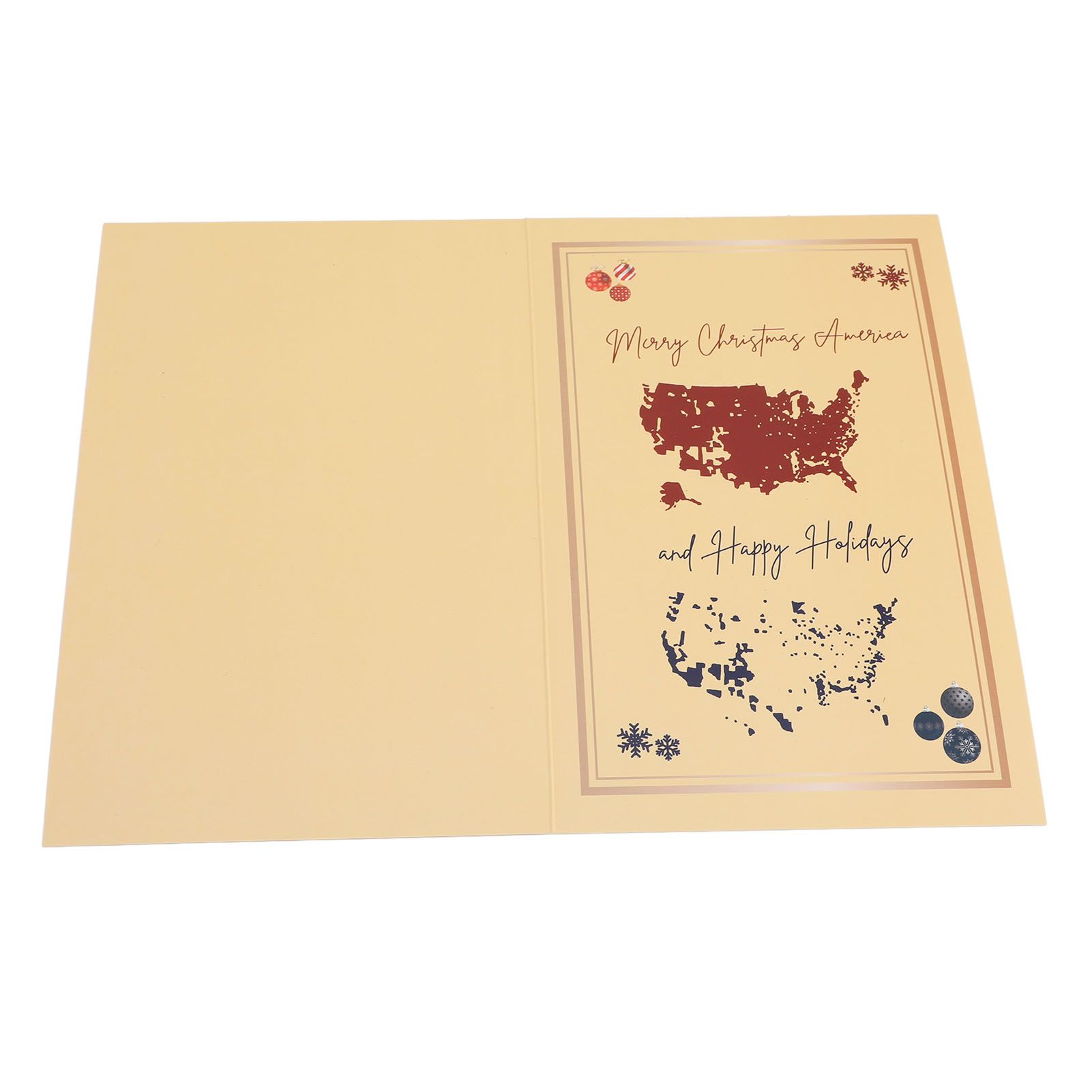 10pcs Merry Xmas America Card Funny Greeting Cards Holiday Cards 8x5.3 Inch