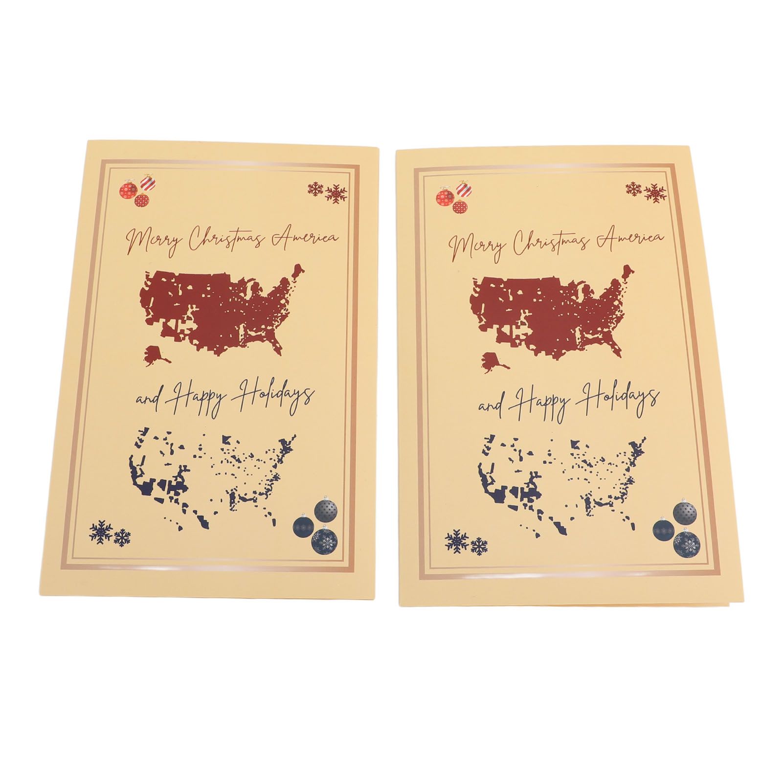 10pcs Merry Xmas America Card Funny Greeting Cards Holiday Cards 8x5.3 Inch view 4