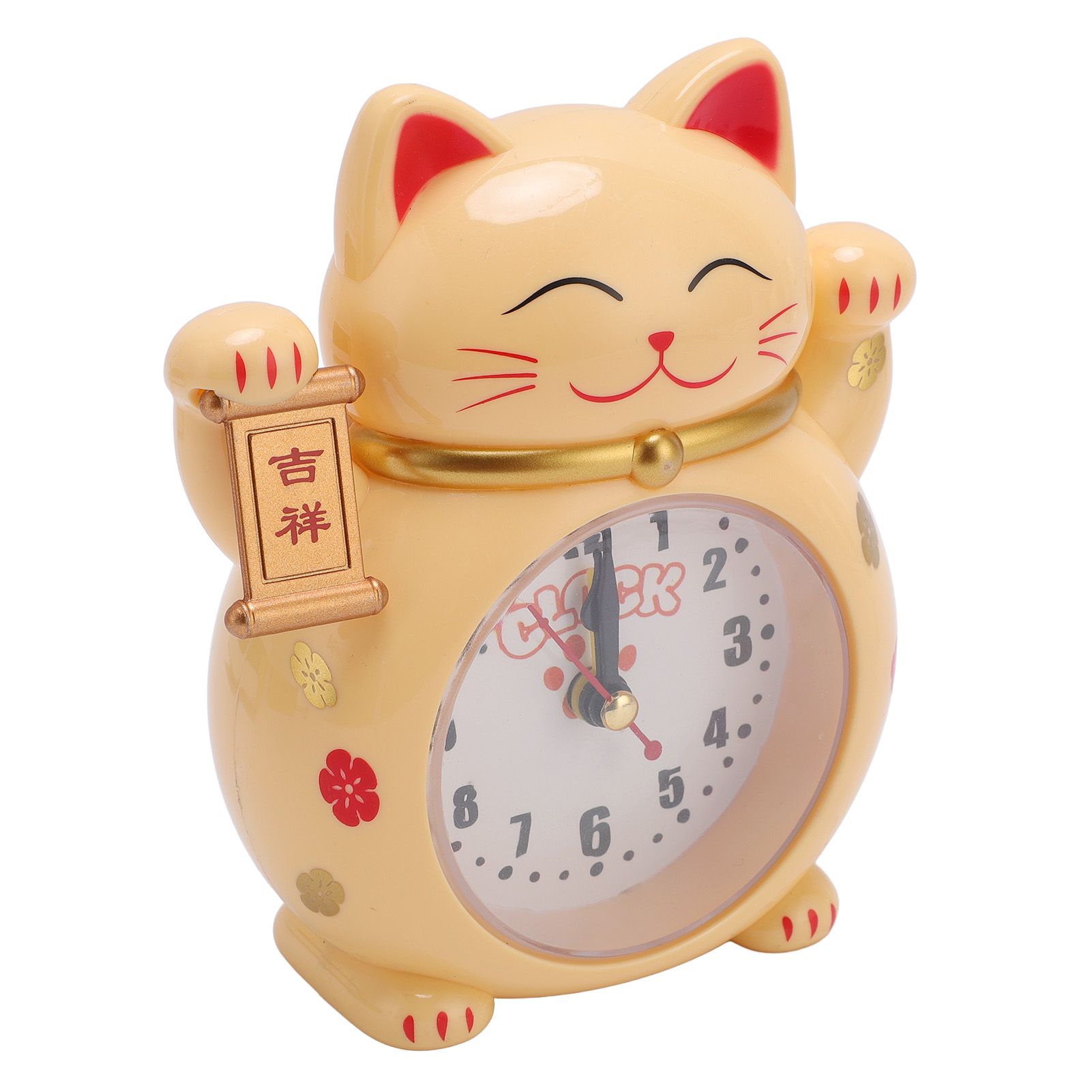 Lucky Cat Clock Accurate Plastic Cute Cartoon Good Lucky Cat Alarm Clock for view 11