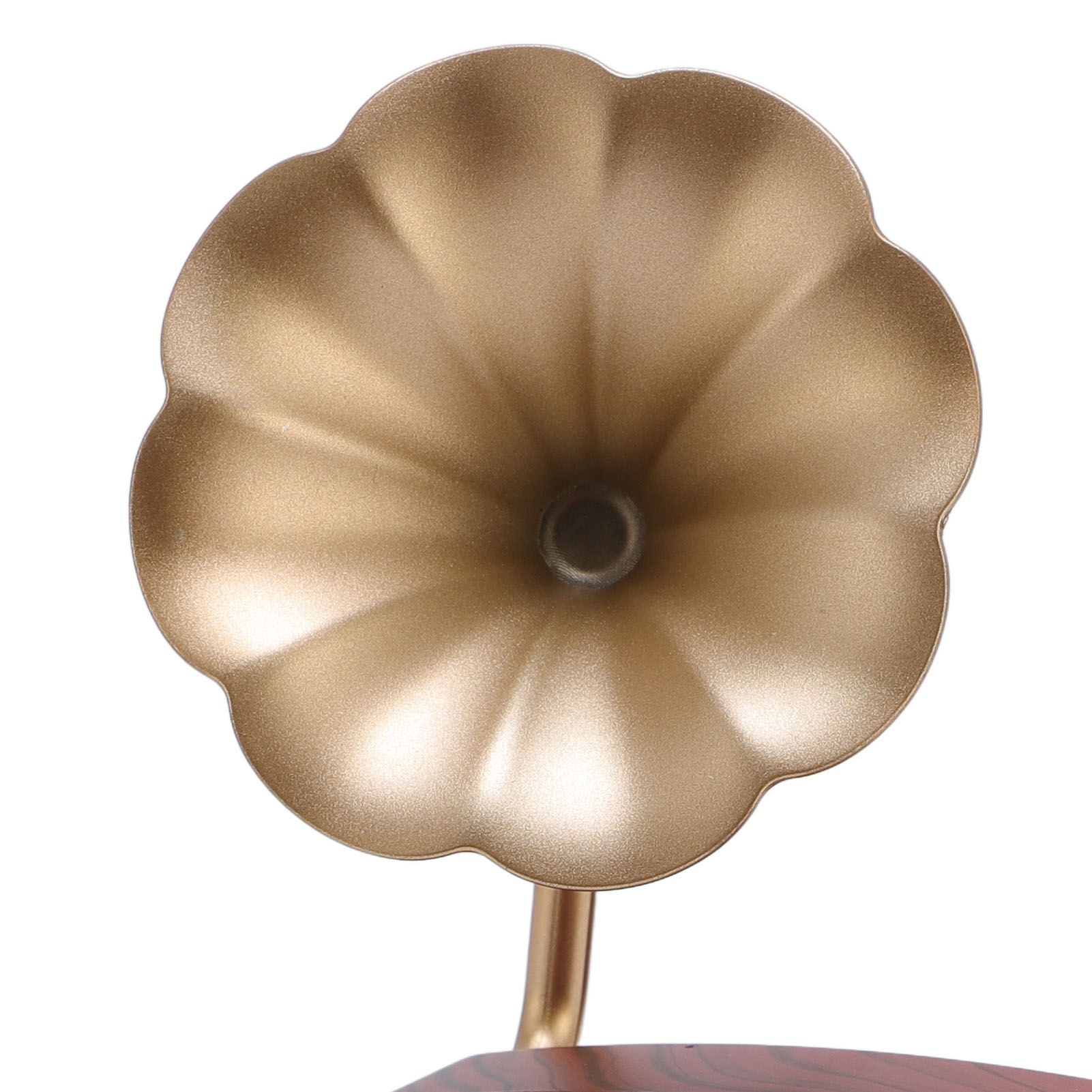 Vintage Gramophone Alarm Clock Plastic Simulated Phonograph Battery Operated view 7