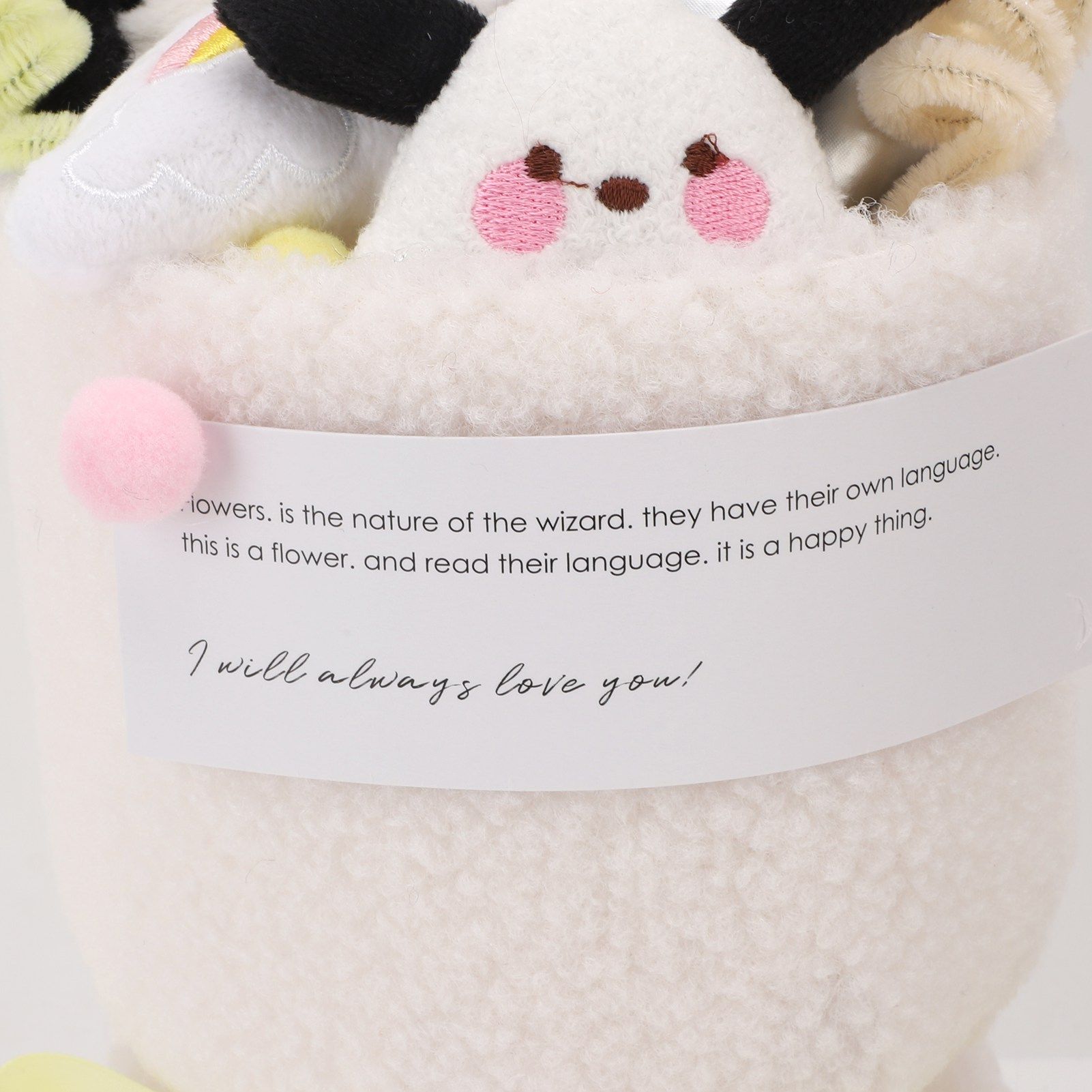 Plush Toy Bouquet Cute Shape Stuffed Animal Doll Bouquet Home Decoration with view 5
