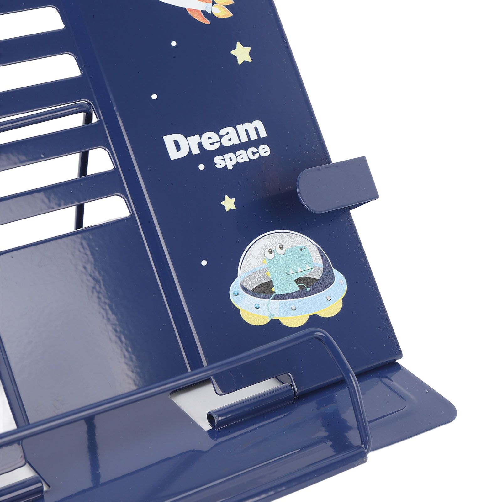 Book Holder Desk Reading Display Stand Stable Metal Steel Plate Adjustable for view 7