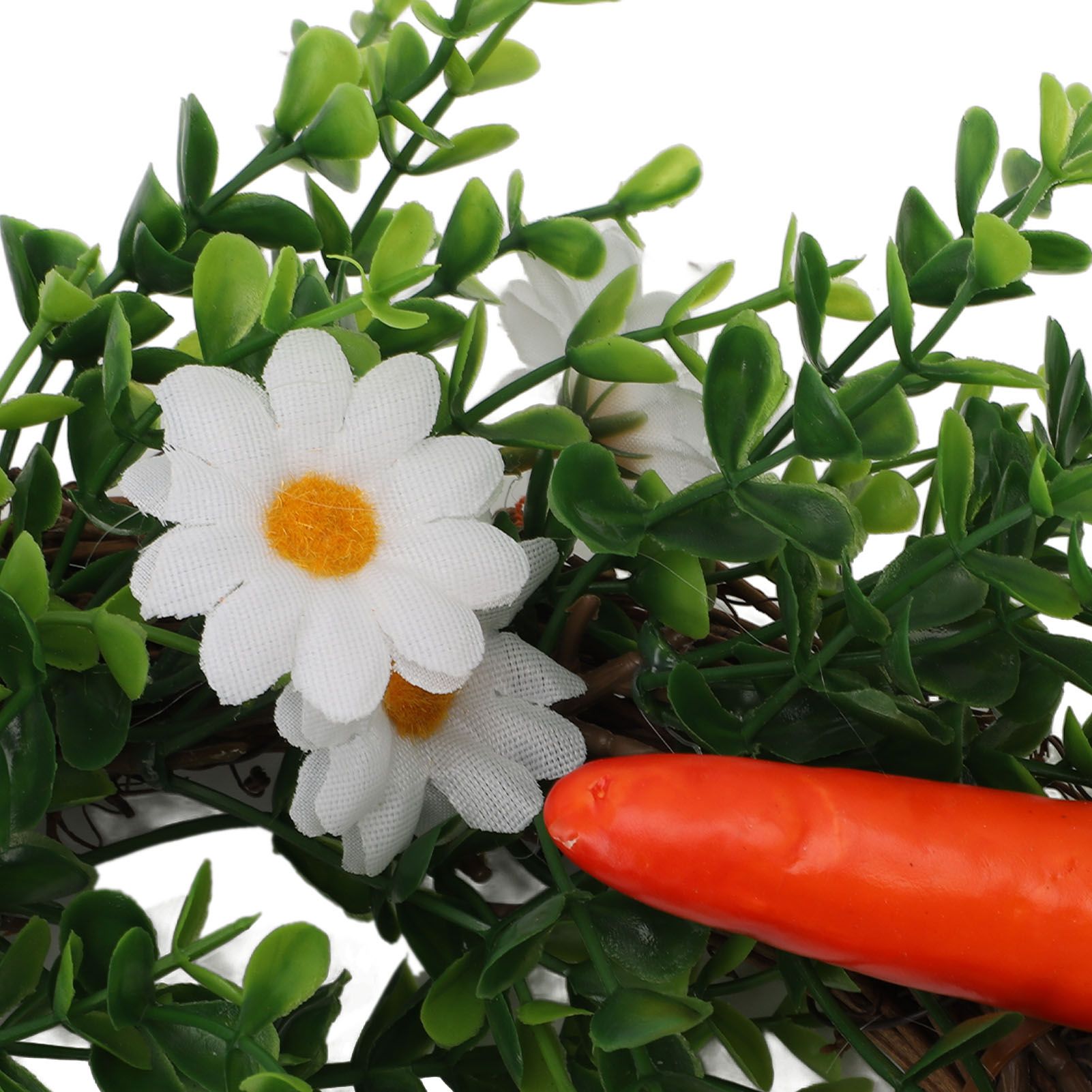 Carrot Plant Wreath Spring Summer Green Leaf Flower Artificial Wreath for view 5