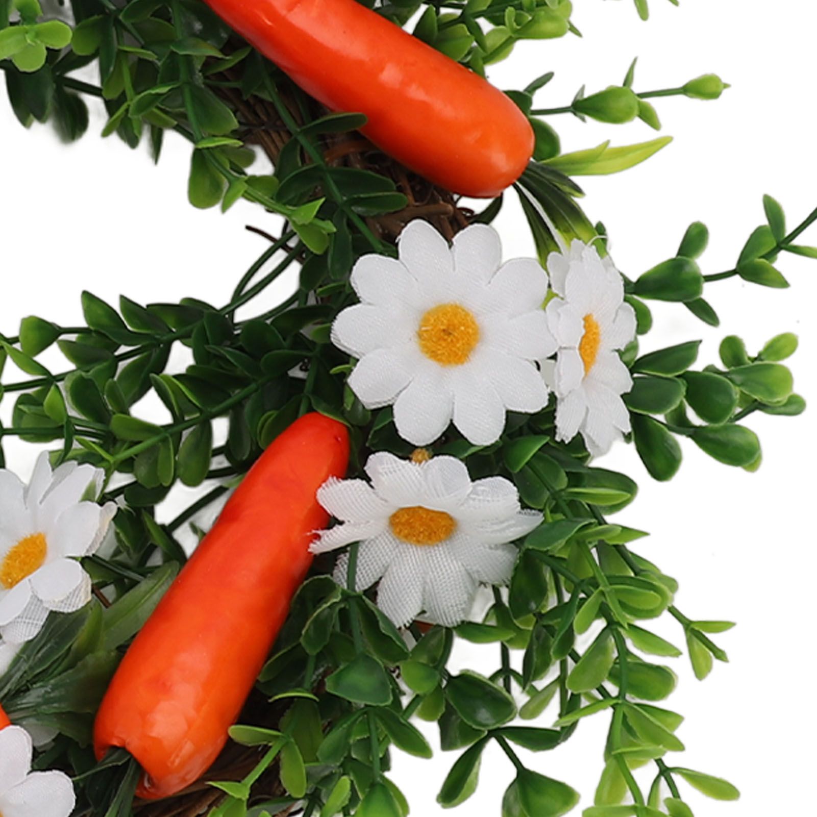 Carrot Plant Wreath Spring Summer Green Leaf Flower Artificial Wreath for view 7