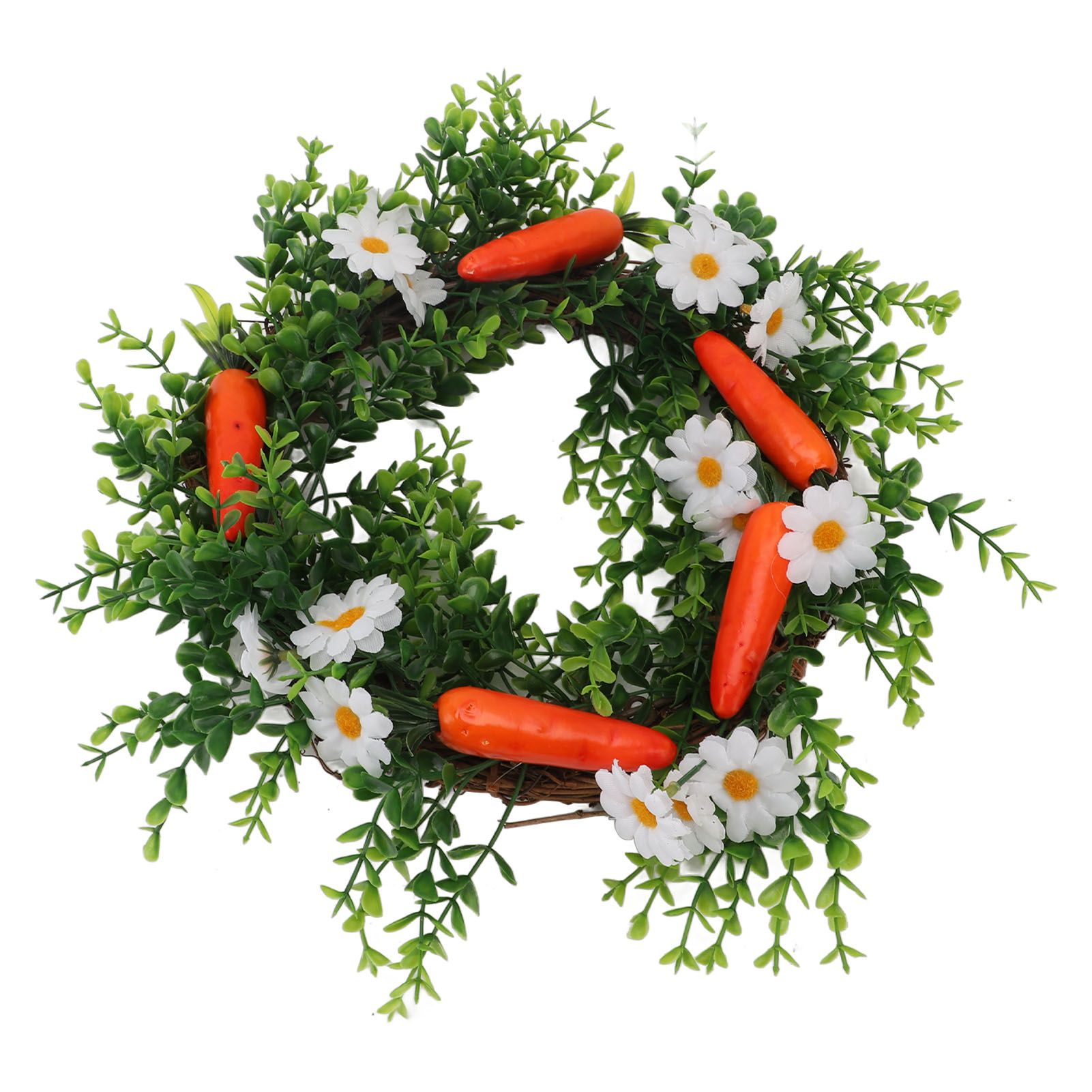 Carrot Plant Wreath Spring Summer Green Leaf Flower Artificial Wreath for view 11