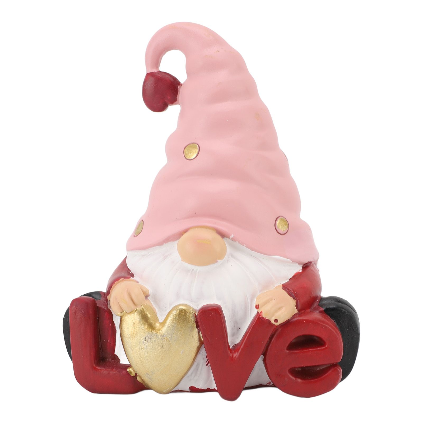 Gnome Statue Sweet Resin Gnome Figurine for Home Wedding Party Holiday view 3