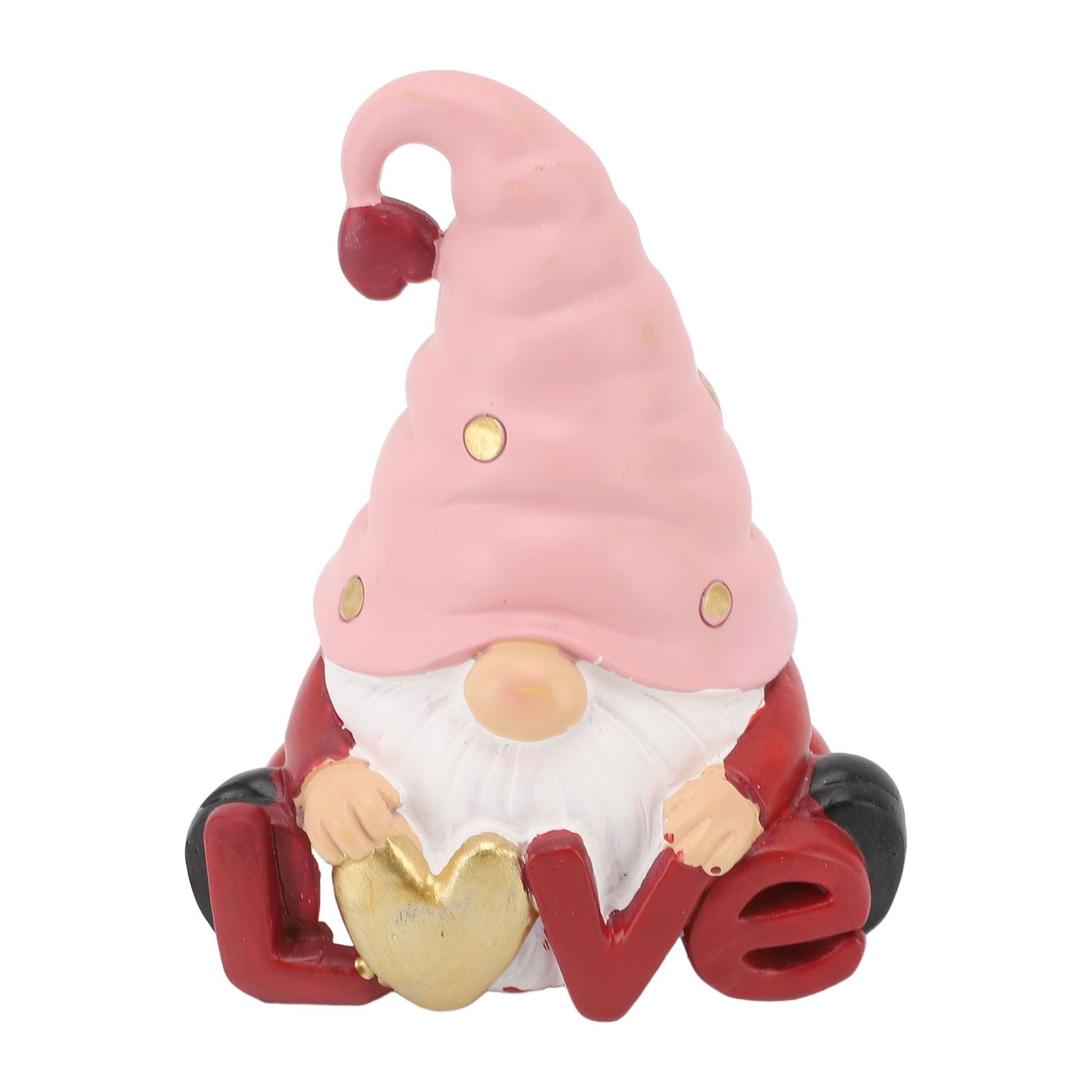Gnome Statue Sweet Resin Gnome Figurine for Home Wedding Party Holiday view 4