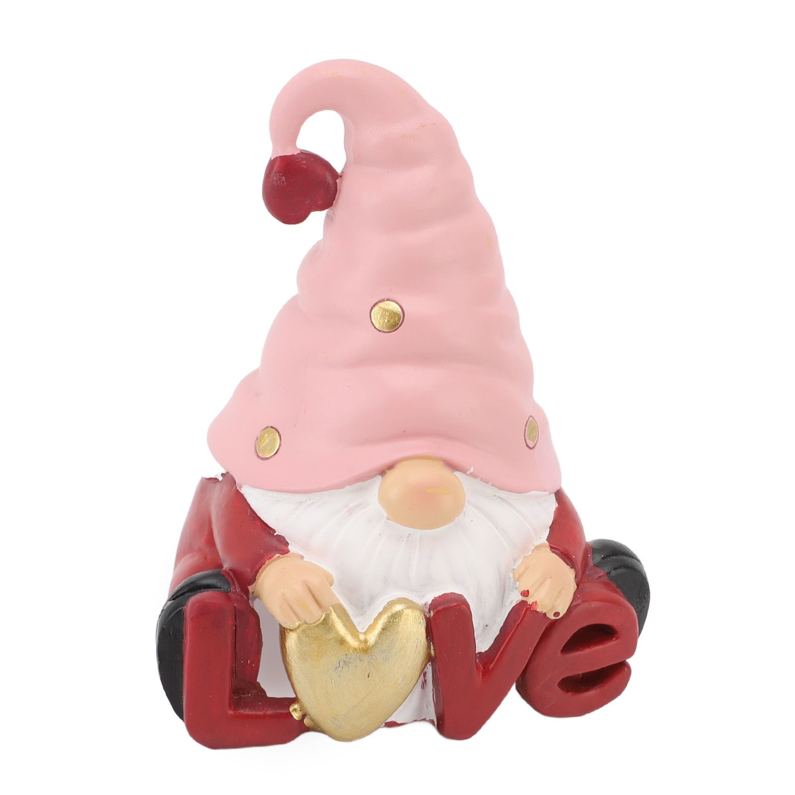 Gnome Statue Sweet Resin Gnome Figurine for Home Wedding Party Holiday view 6