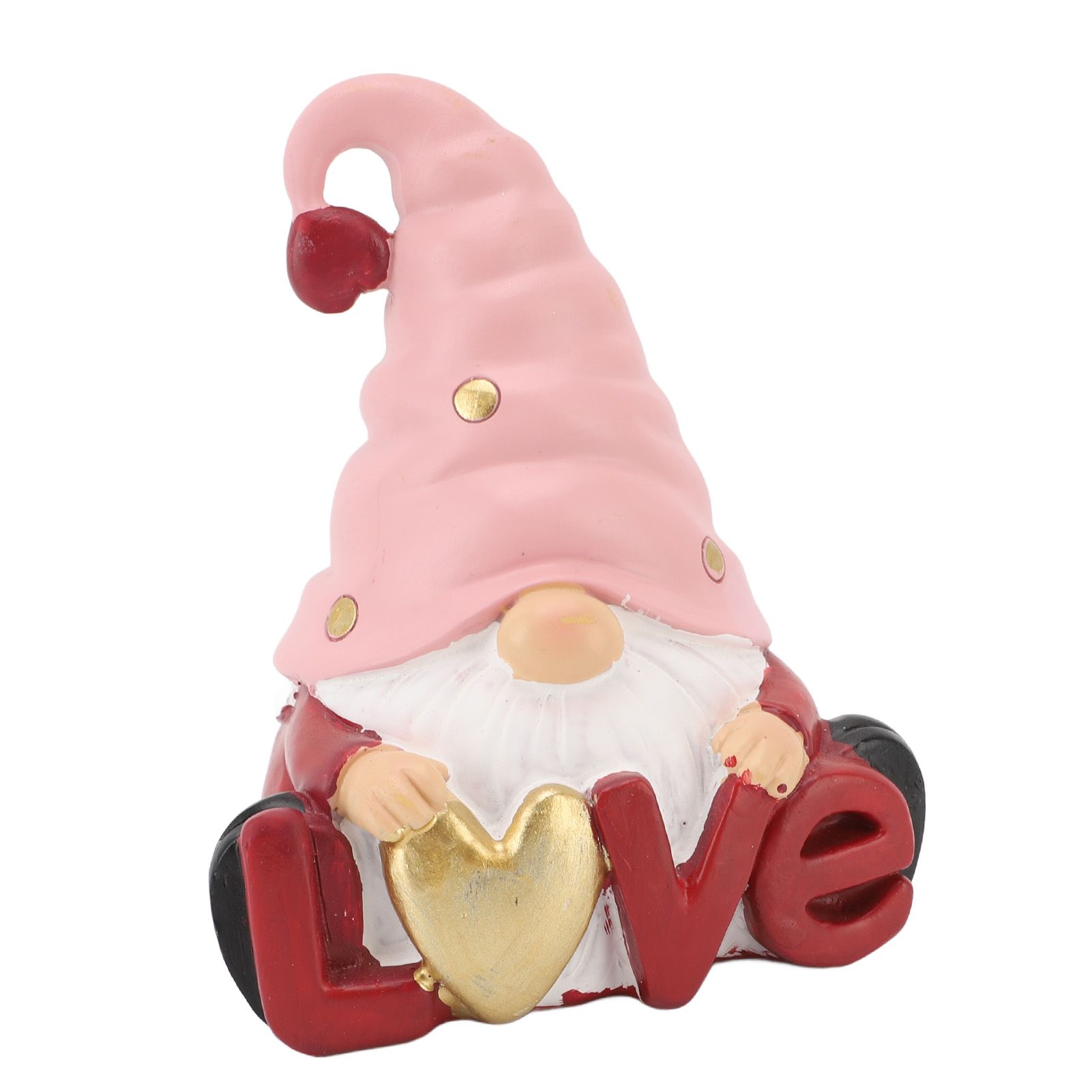Gnome Statue Sweet Resin Gnome Figurine for Home Wedding Party Holiday view 11