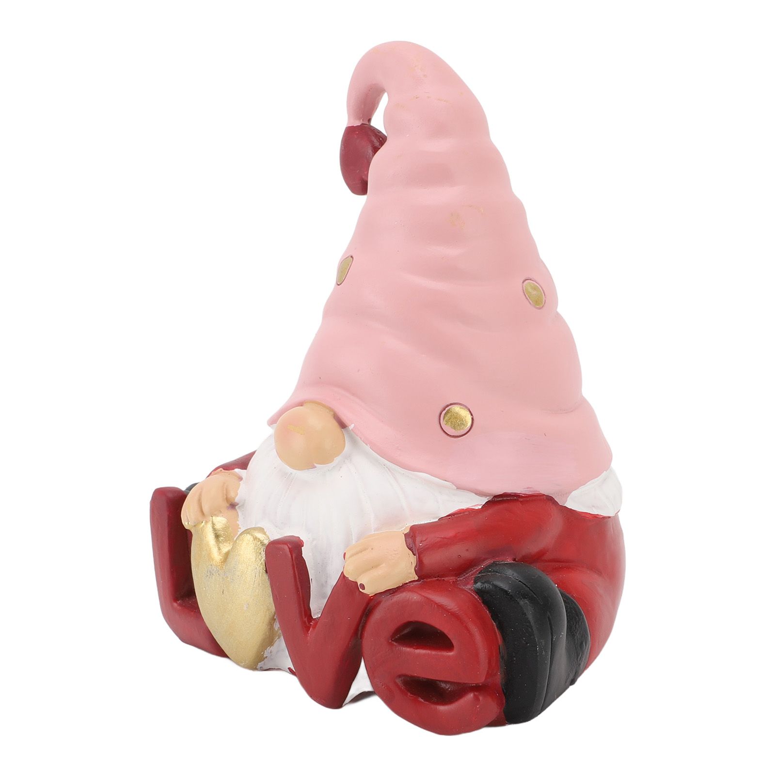 Gnome Statue Sweet Resin Gnome Figurine for Home Wedding Party Holiday view 12