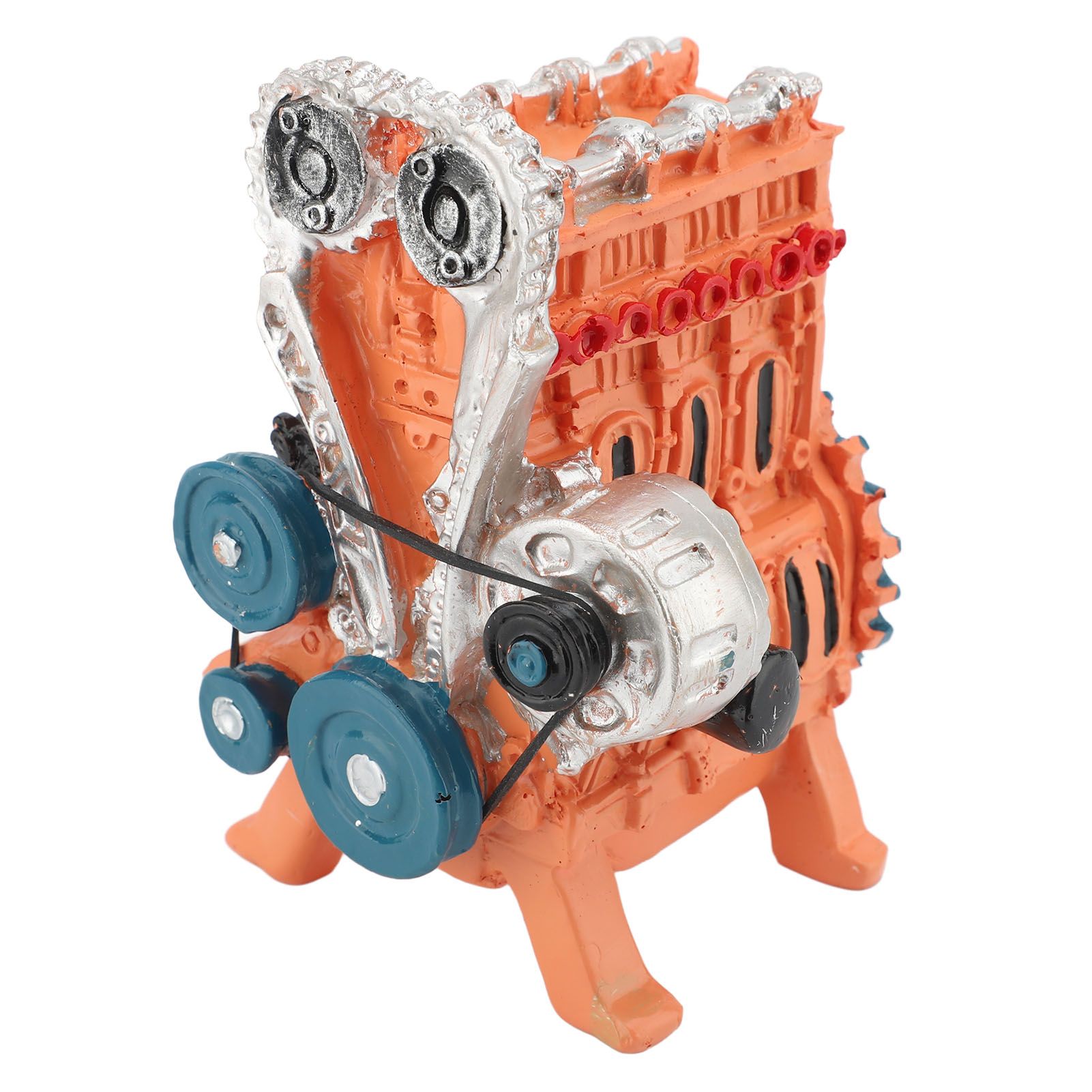 Car Engine Model Resin 8 Cylinder Car Engine Model Desktop Display Ornament view 3