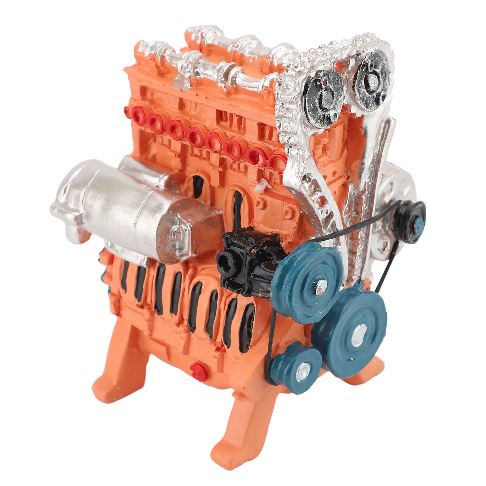 Car Engine Model Resin 8 Cylinder Car Engine Model Desktop Display Ornament view 4