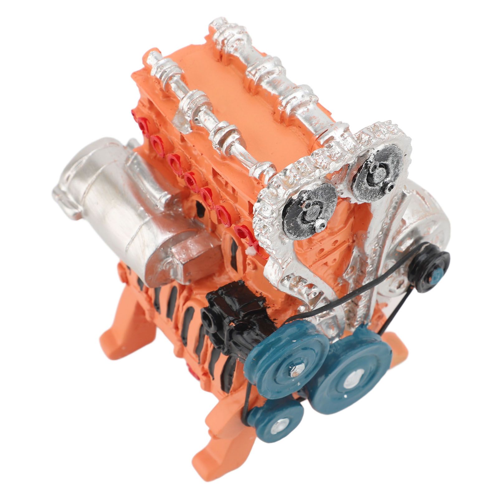 Car Engine Model Resin 8 Cylinder Car Engine Model Desktop Display Ornament view 6