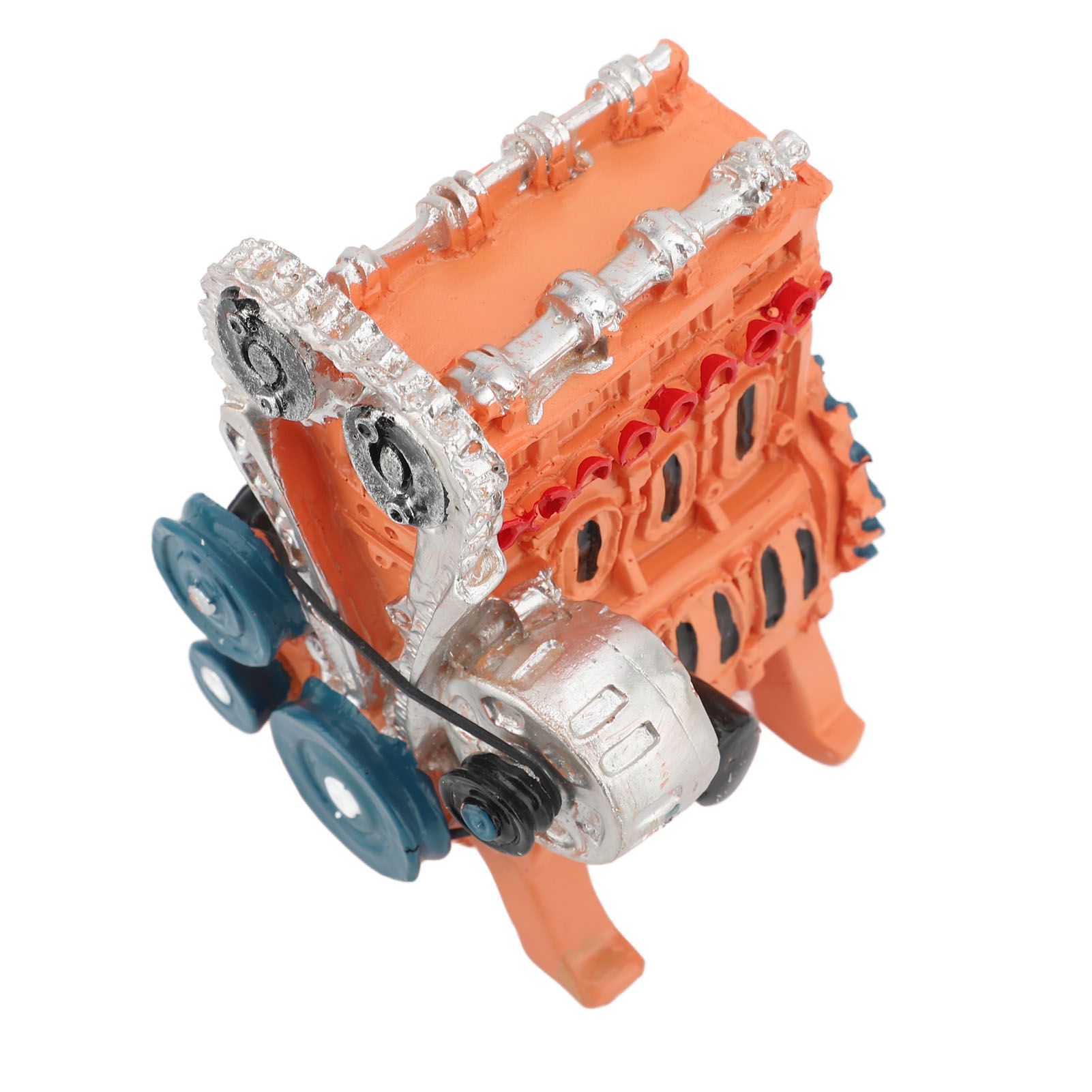 Car Engine Model Resin 8 Cylinder Car Engine Model Desktop Display Ornament view 12