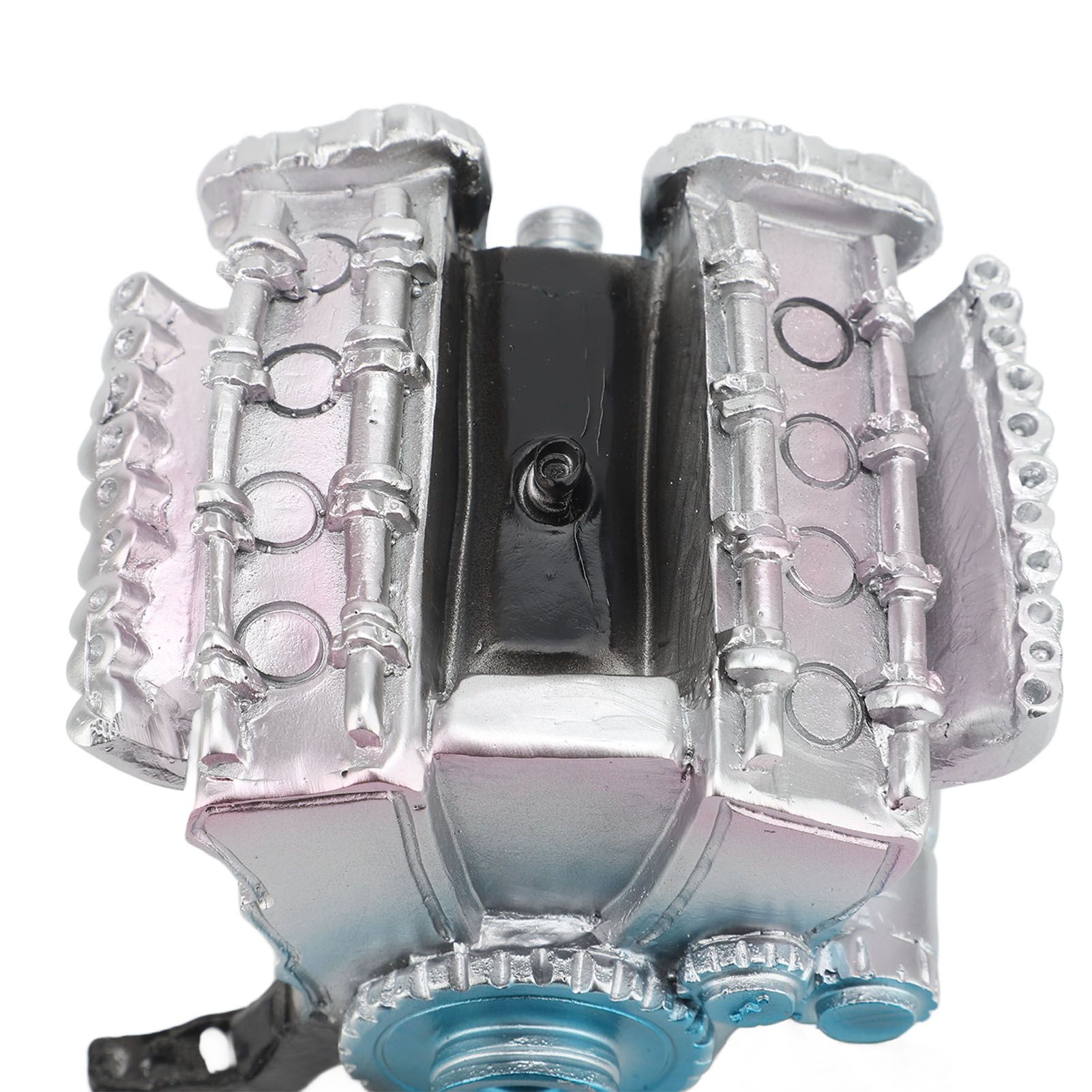 8 Cylinder Engine Model Creative Simulation Resin Car Engine for Ornaments view 2