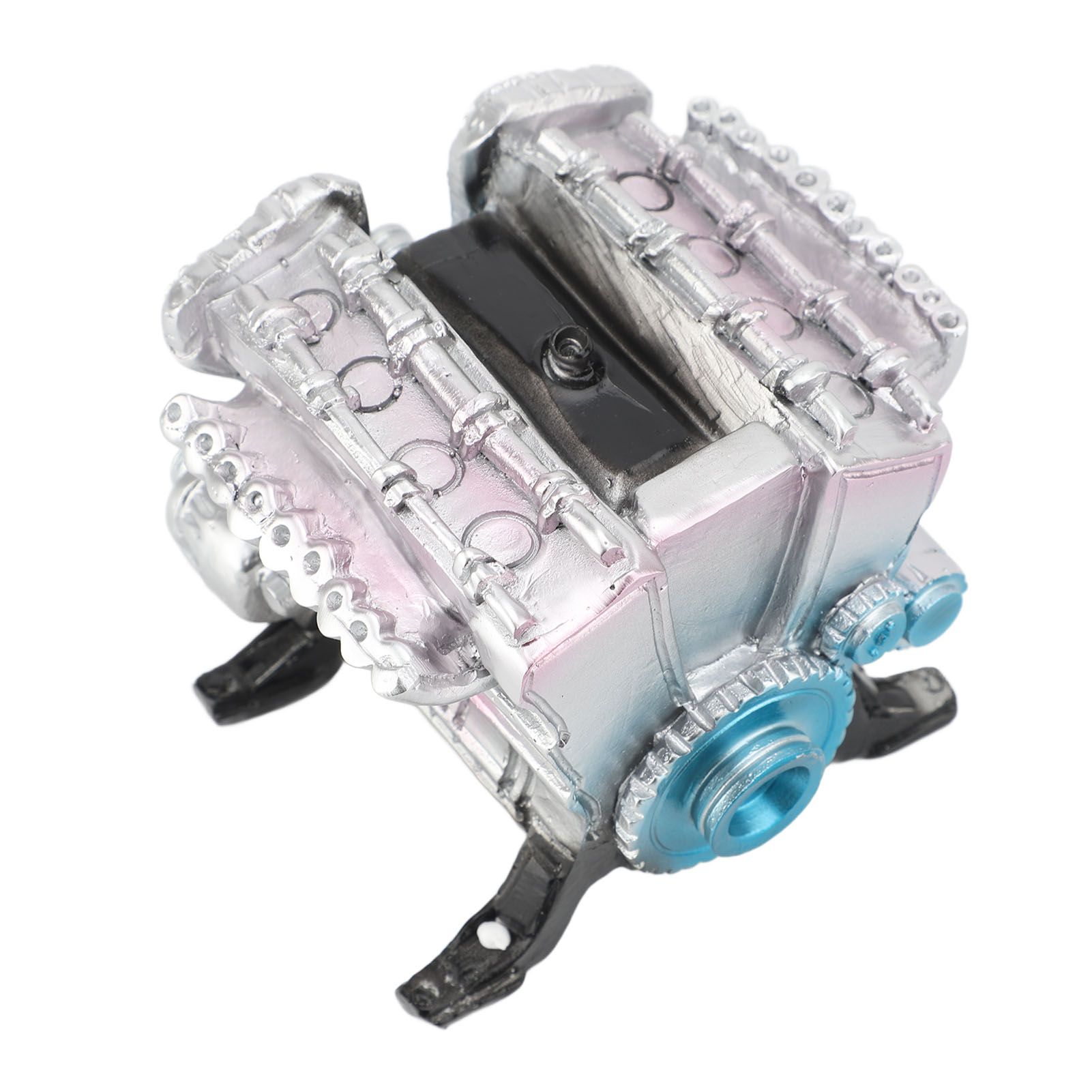 8 Cylinder Engine Model Creative Simulation Resin Car Engine for Ornaments view 4