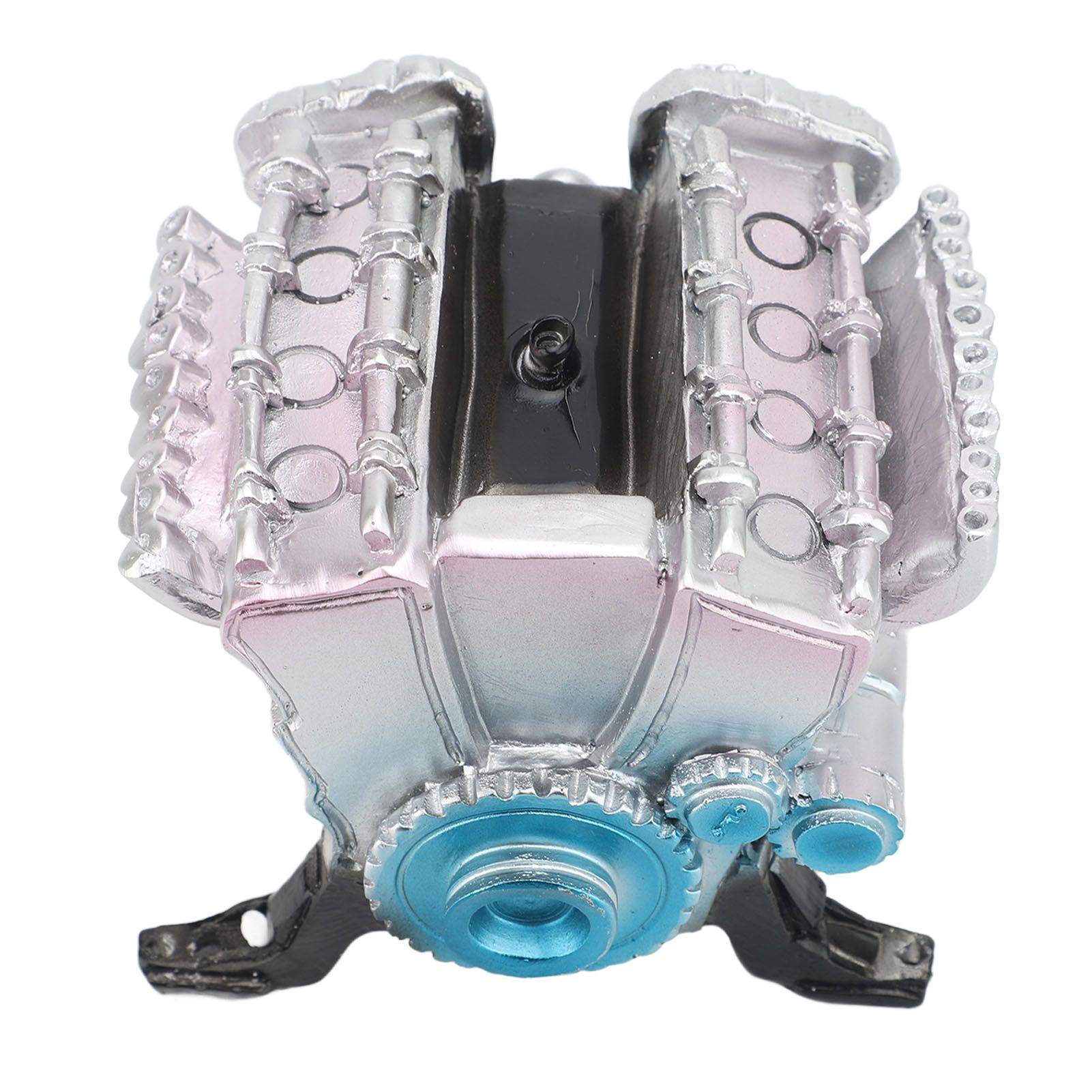 8 Cylinder Engine Model Creative Simulation Resin Car Engine for Ornaments view 6