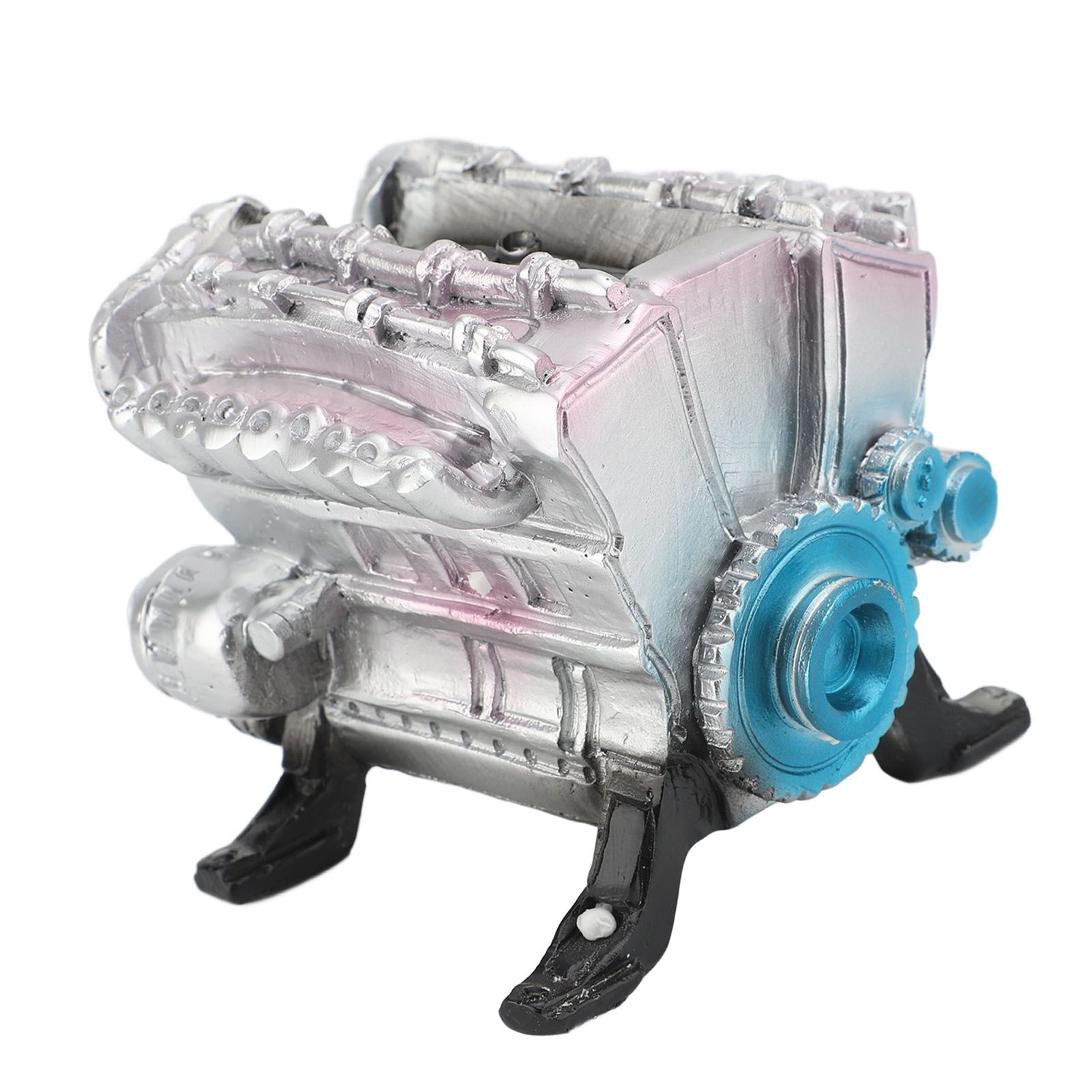 8 Cylinder Engine Model Creative Simulation Resin Car Engine for Ornaments view 10