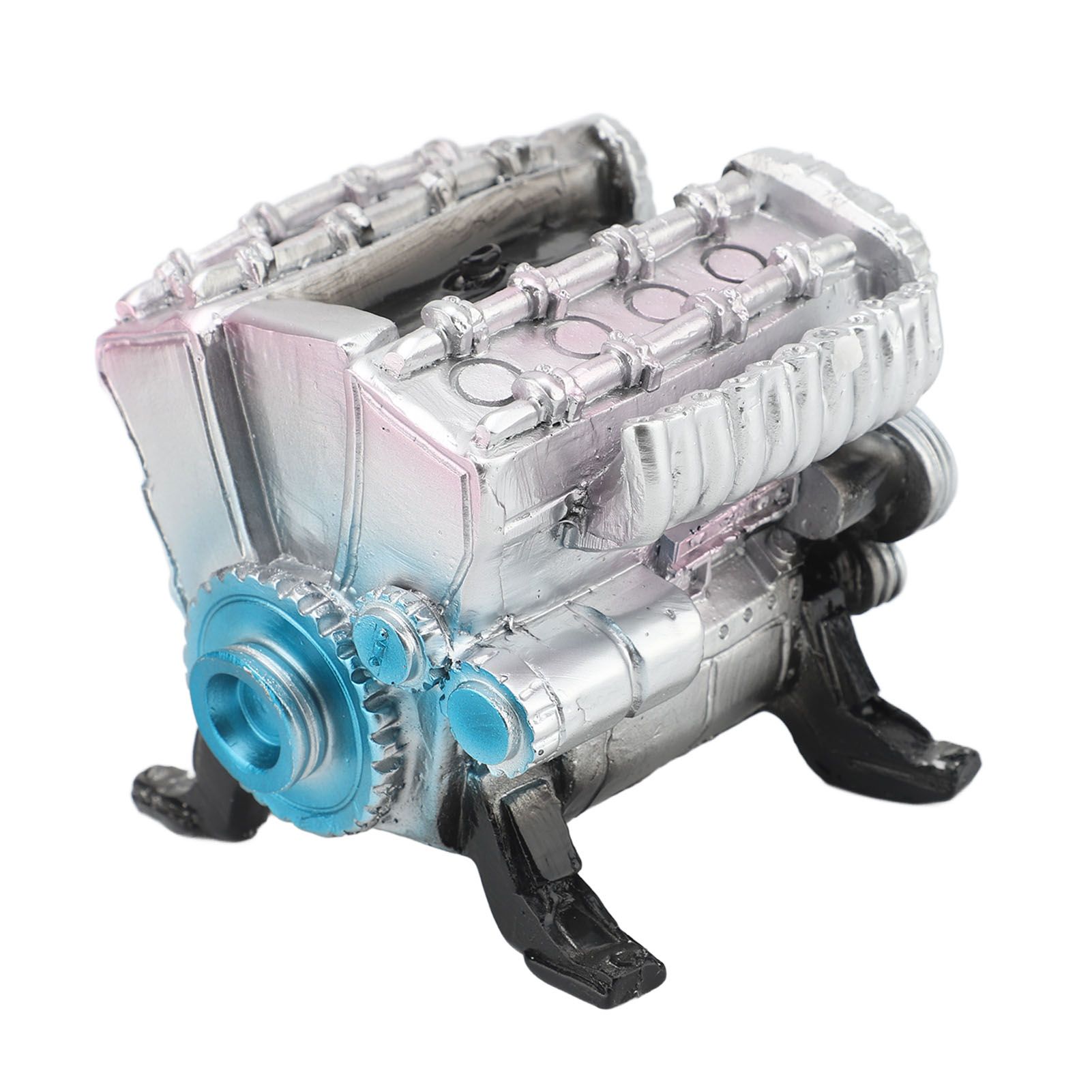 8 Cylinder Engine Model Creative Simulation Resin Car Engine for Ornaments view 12