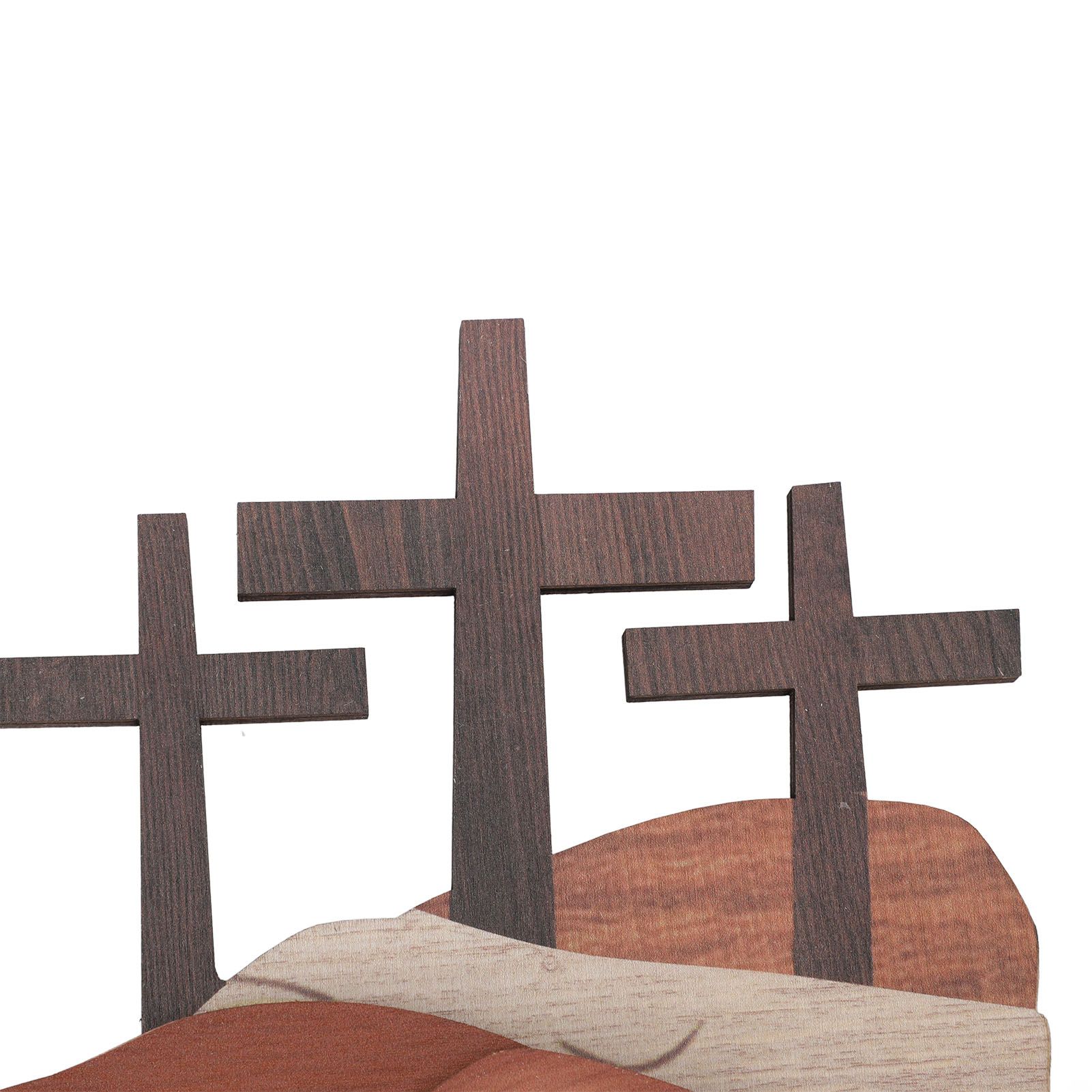 Easter Scene Wooden Decoration Religious Easter Resurrection Scene Empty Tomb view 7