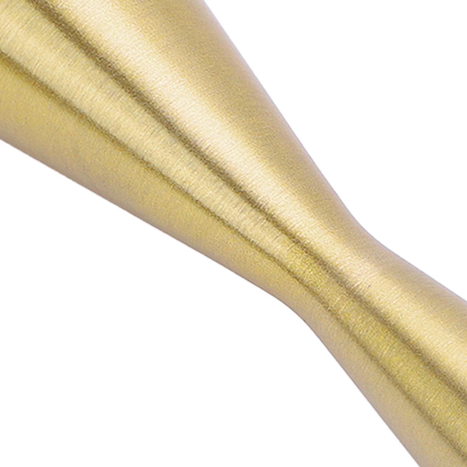 Geometric Candle Holder Aluminum Gold Taper Candlestick Holder Decor for 3cm view 5