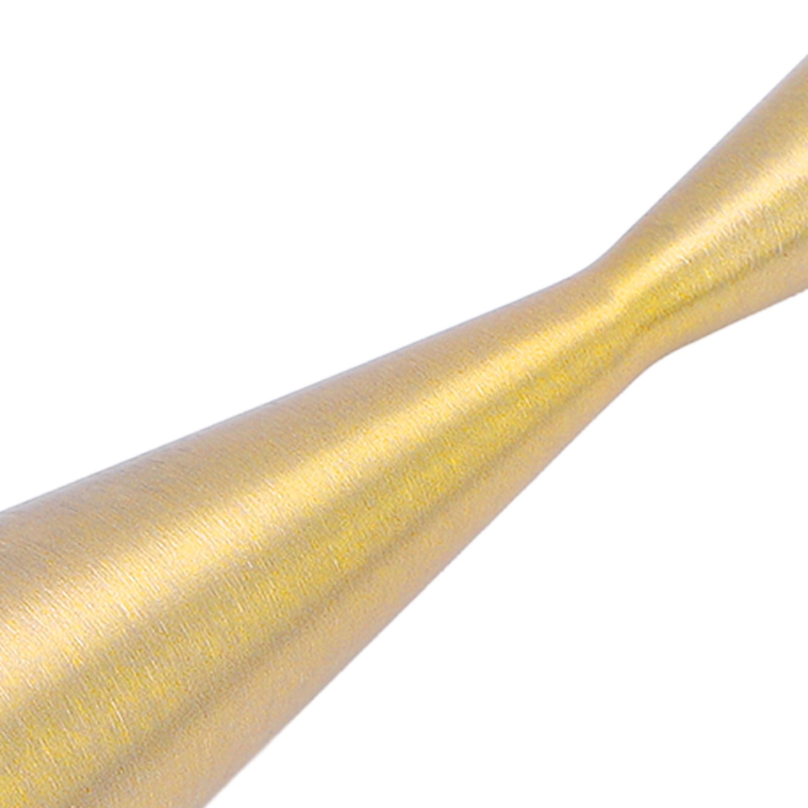 Geometric Candle Holder Aluminum Gold Taper Candlestick Holder Decor for 3cm view 2
