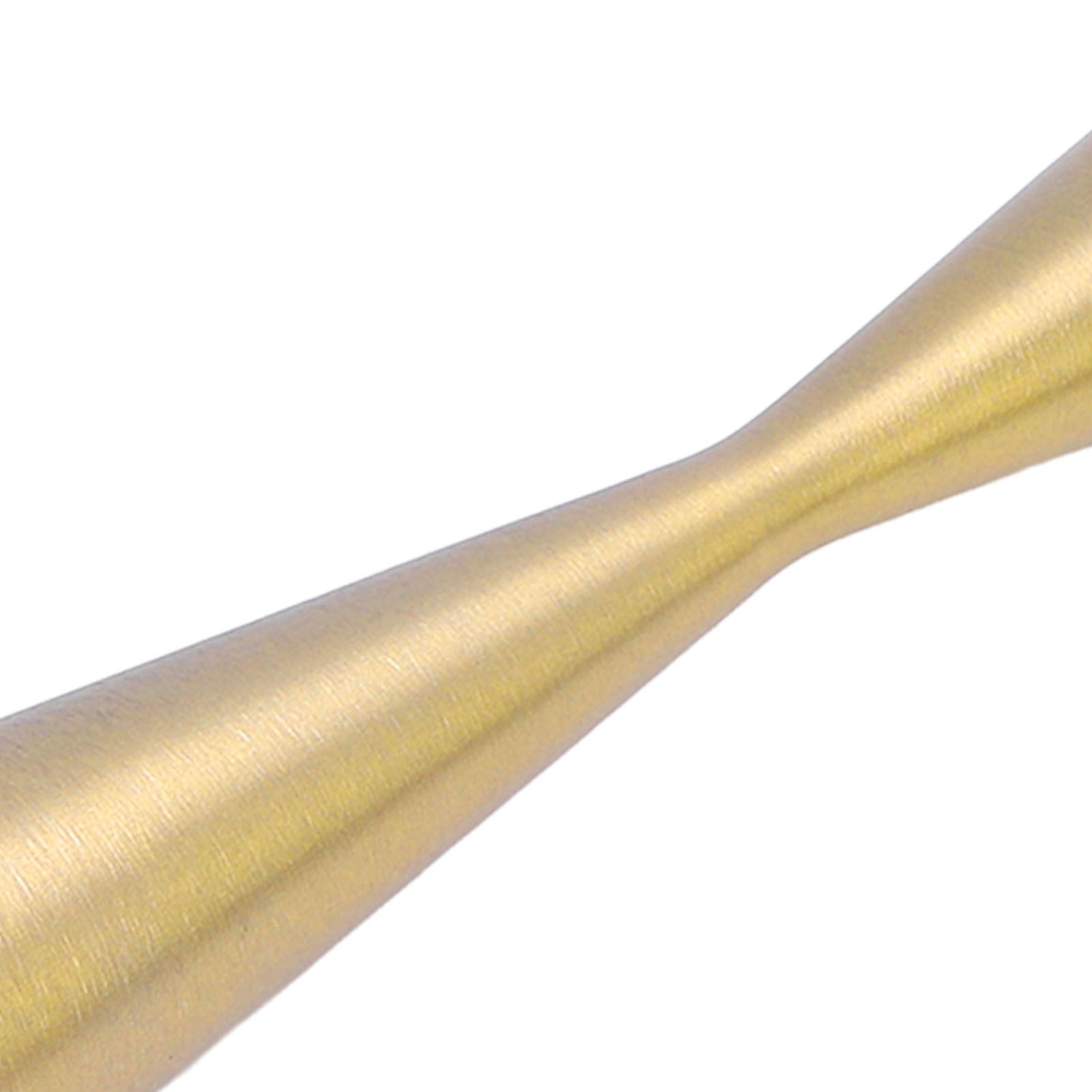 Geometric Candle Holder Aluminum Gold Taper Candlestick Holder Decor for 3cm view 2