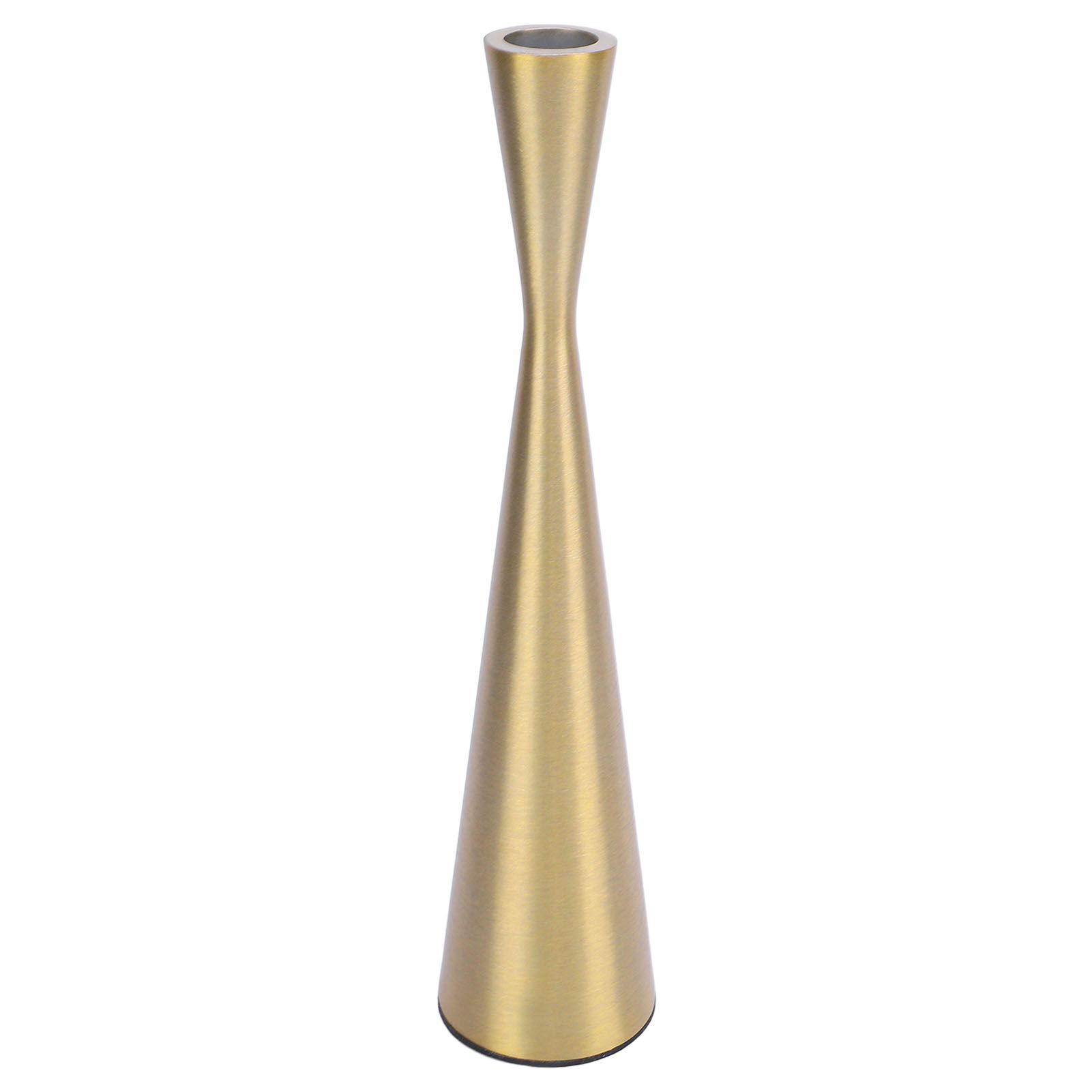 Geometric Candle Holder Aluminum Gold Taper Candlestick Holder Decor for 3cm view 3