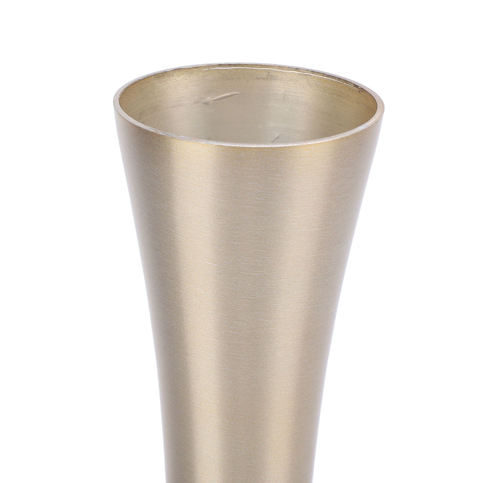 Tall Slim Flower Vase Elegant Gold Metal Vase Wedding Table Centerpiece view 2