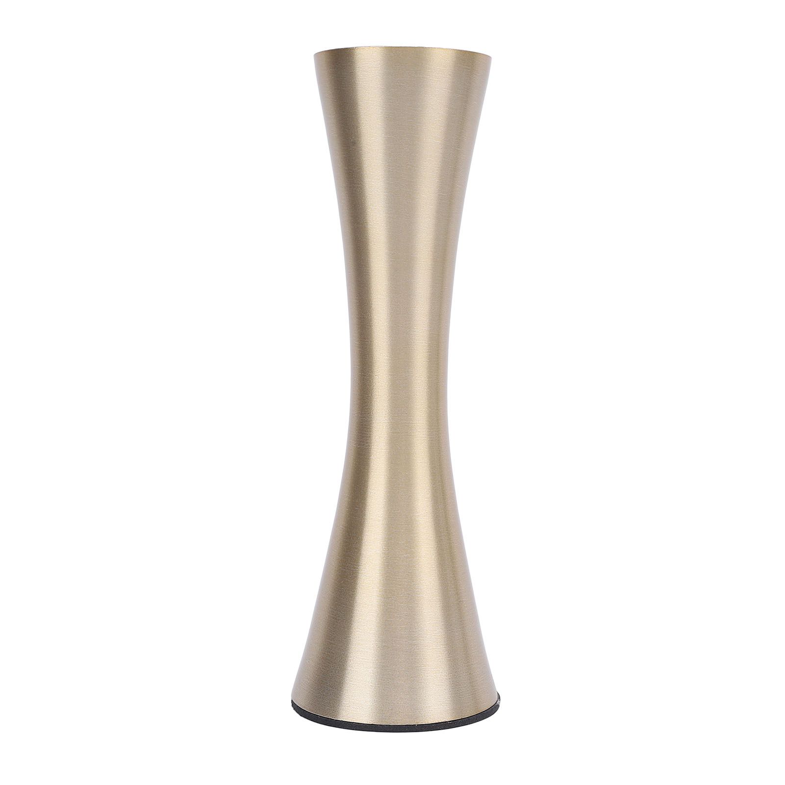 Tall Slim Flower Vase Elegant Gold Metal Vase Wedding Table Centerpiece view 4