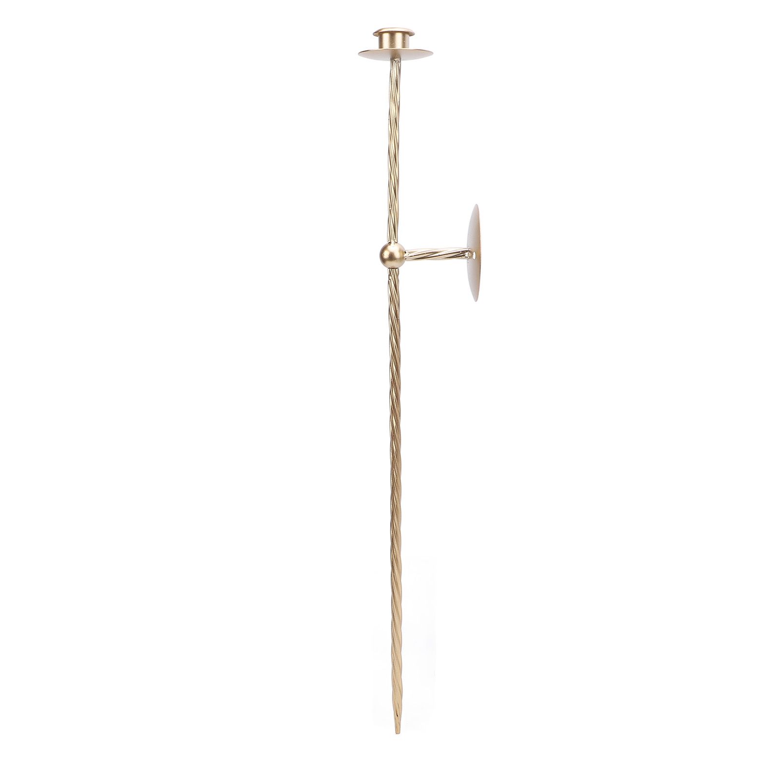 Wall Mount Candle Holder European Style Metal Spiral Candlestick Holder for view 8