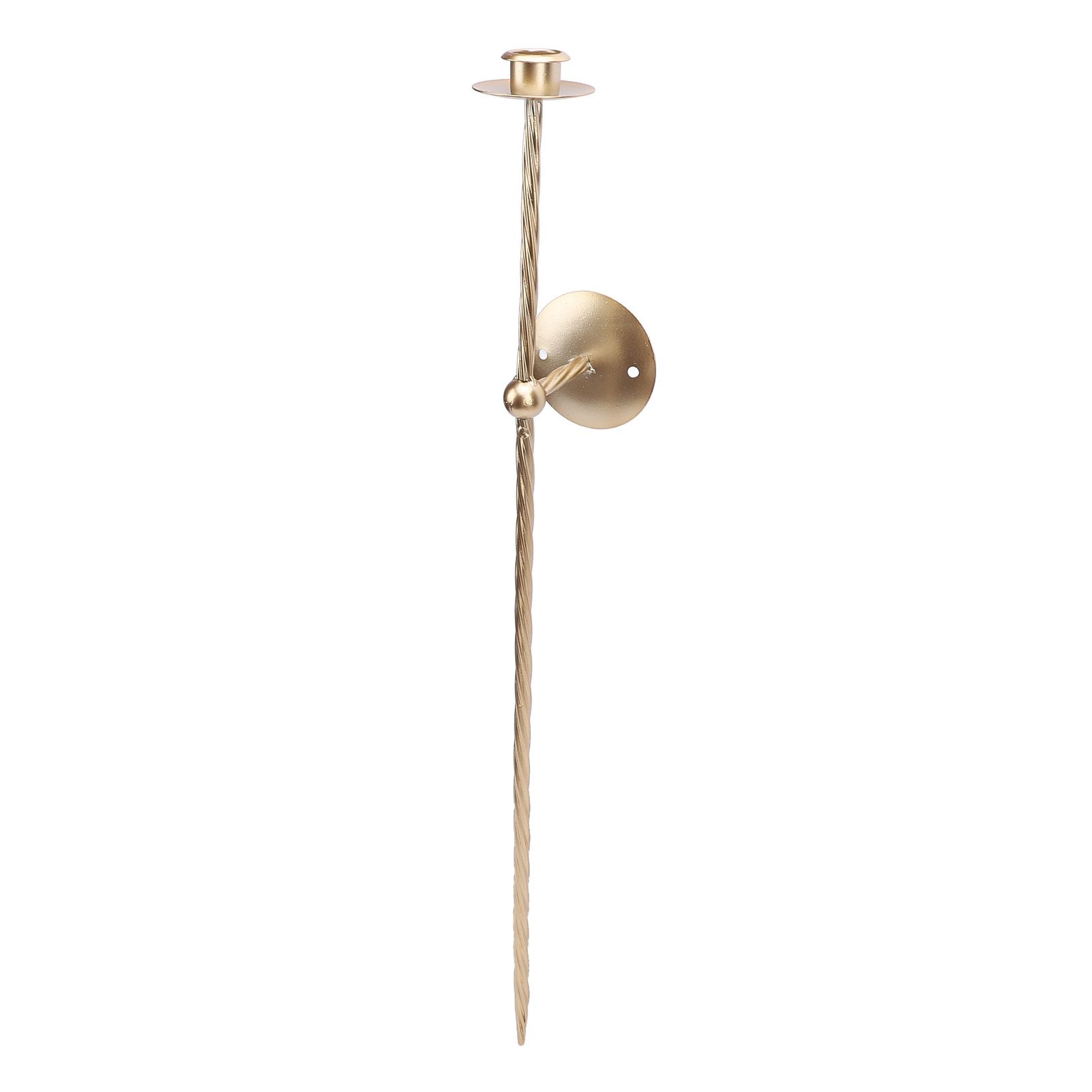 Wall Mount Candle Holder European Style Metal Spiral Candlestick Holder for view 9