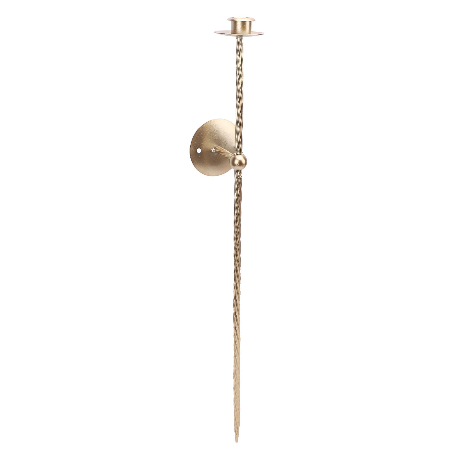 Wall Mount Candle Holder European Style Metal Spiral Candlestick Holder for view 10