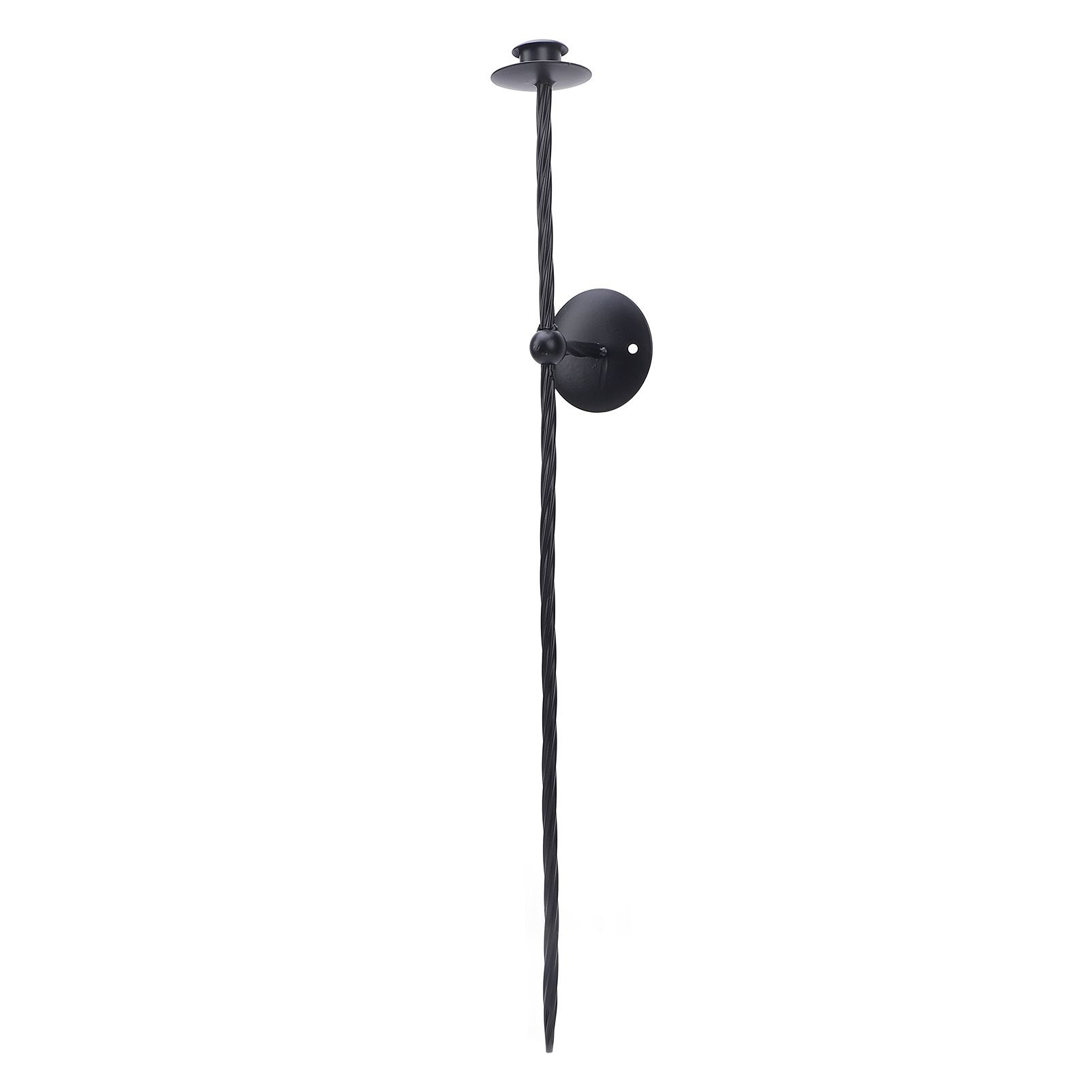 Wall Mount Candle Holder European Style Metal Spiral Candlestick Holder for view 4