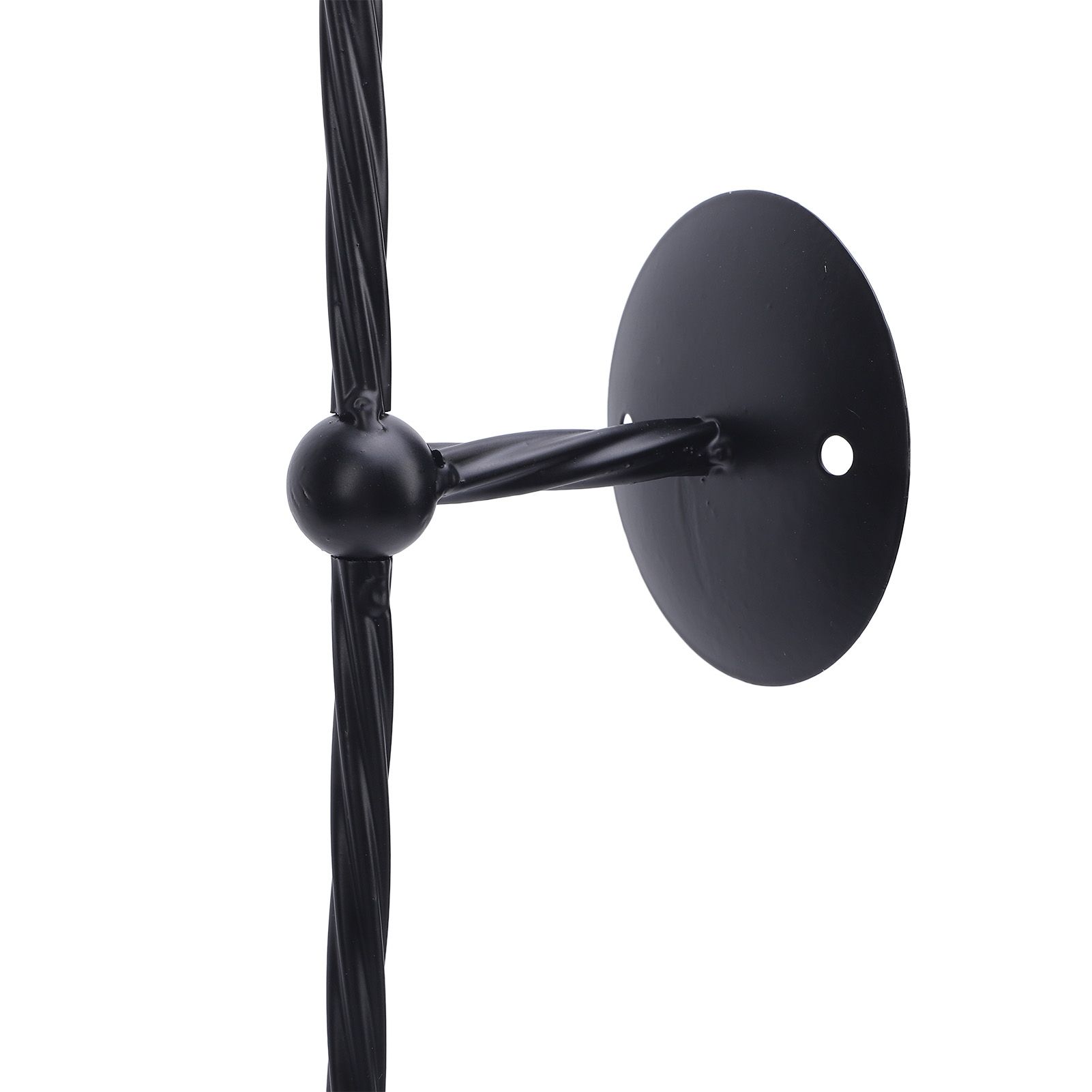 Wall Mount Candle Holder European Style Metal Spiral Candlestick Holder for view 5