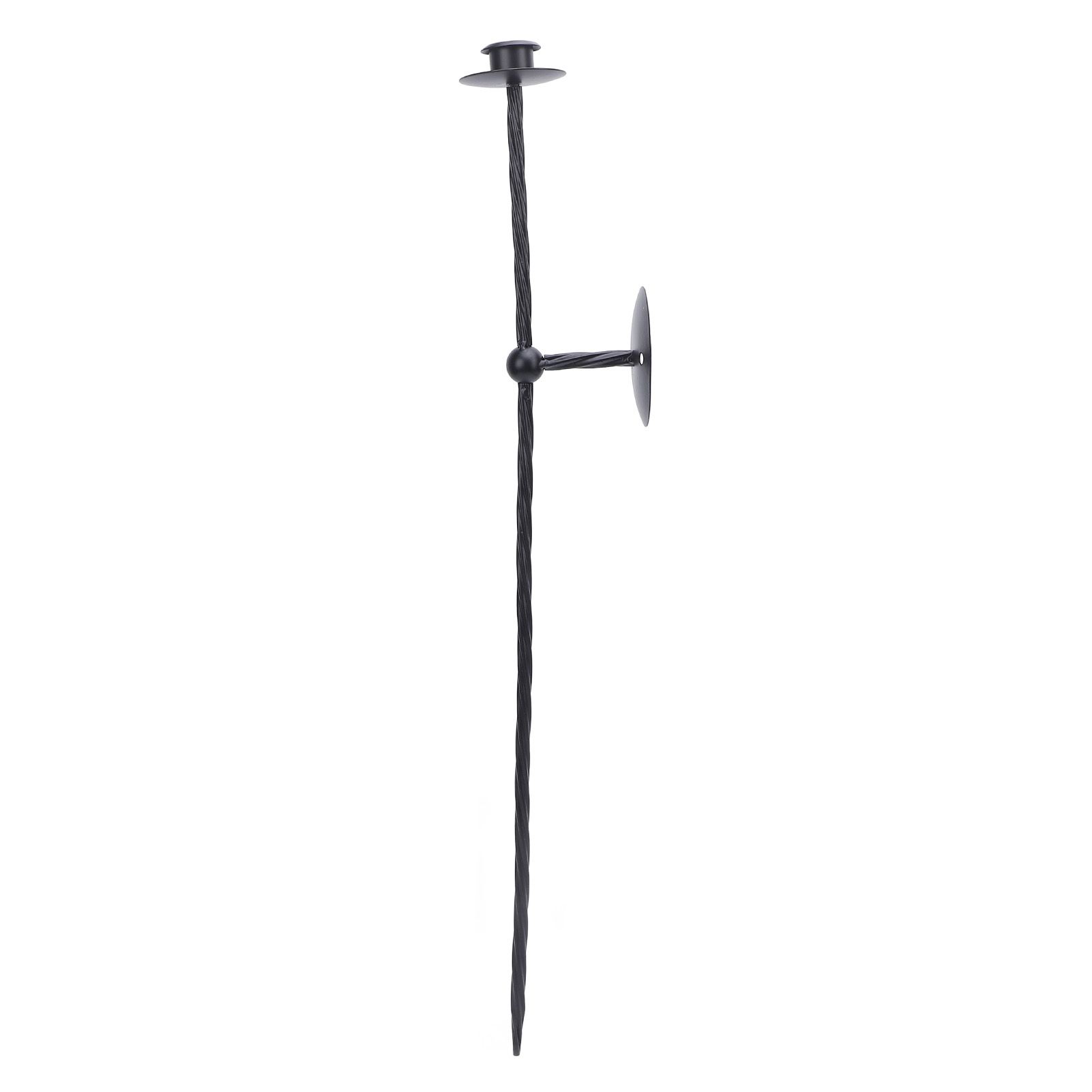 Wall Mount Candle Holder European Style Metal Spiral Candlestick Holder for view 8