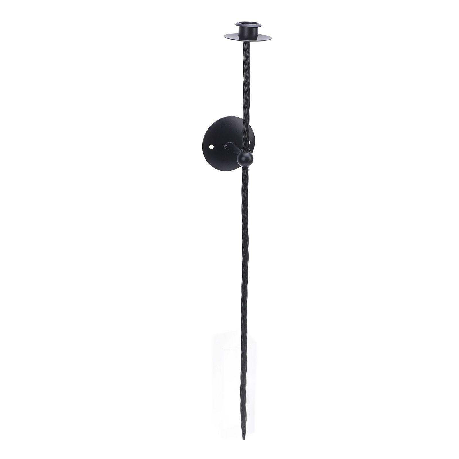 Wall Mount Candle Holder European Style Metal Spiral Candlestick Holder for view 9