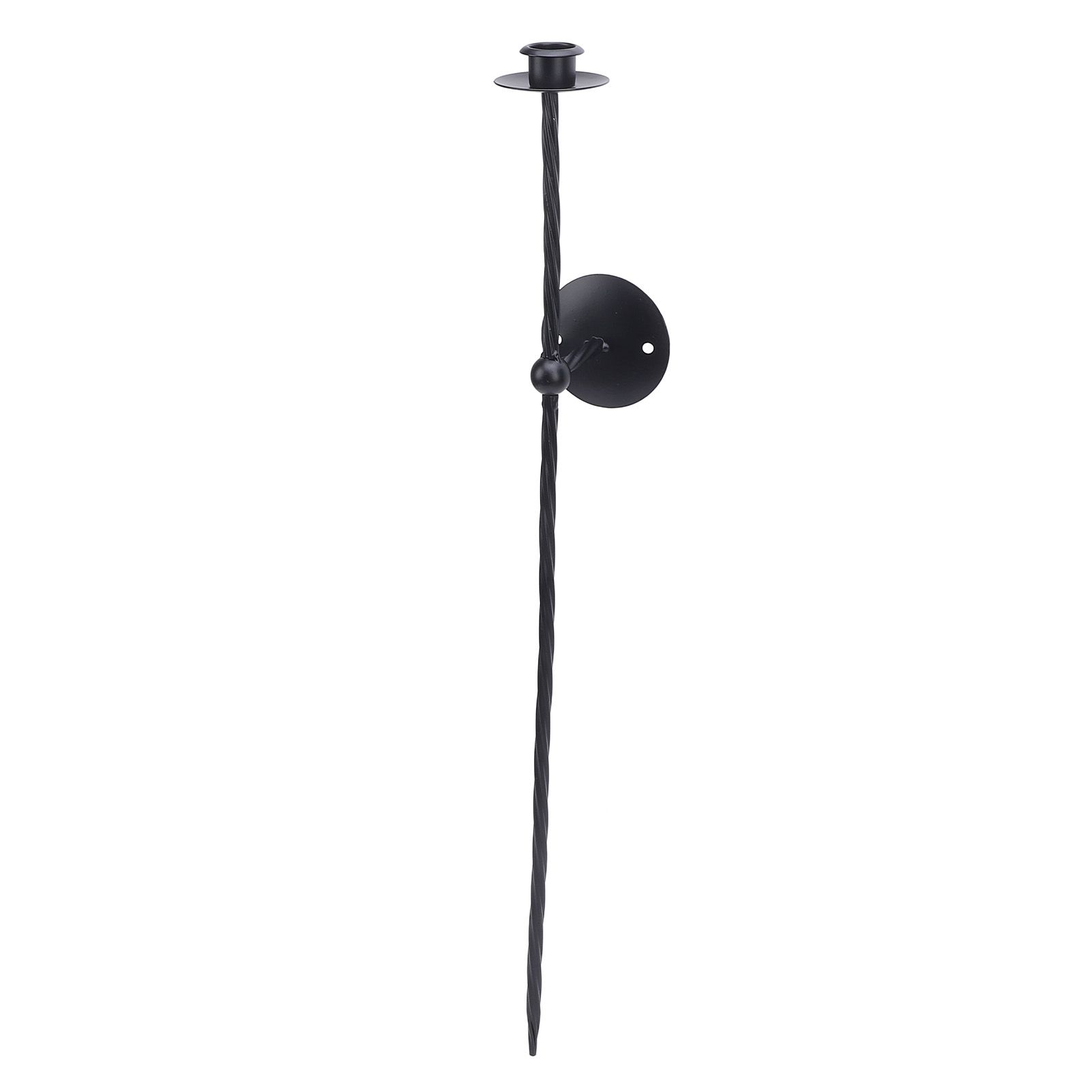 Wall Mount Candle Holder European Style Metal Spiral Candlestick Holder for view 10